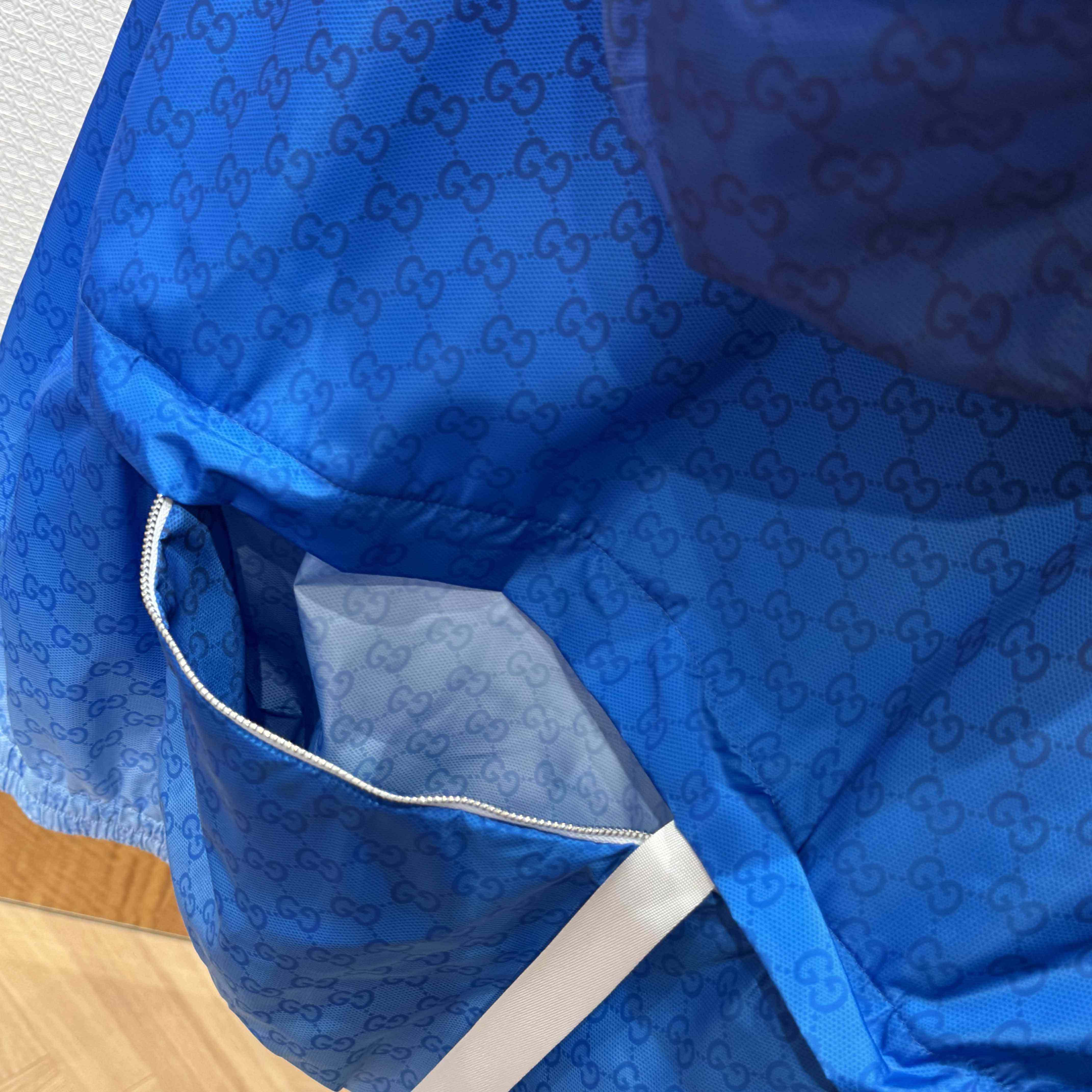 Gucci Printed Technical Poplin Zip Jacket - DopestKickz