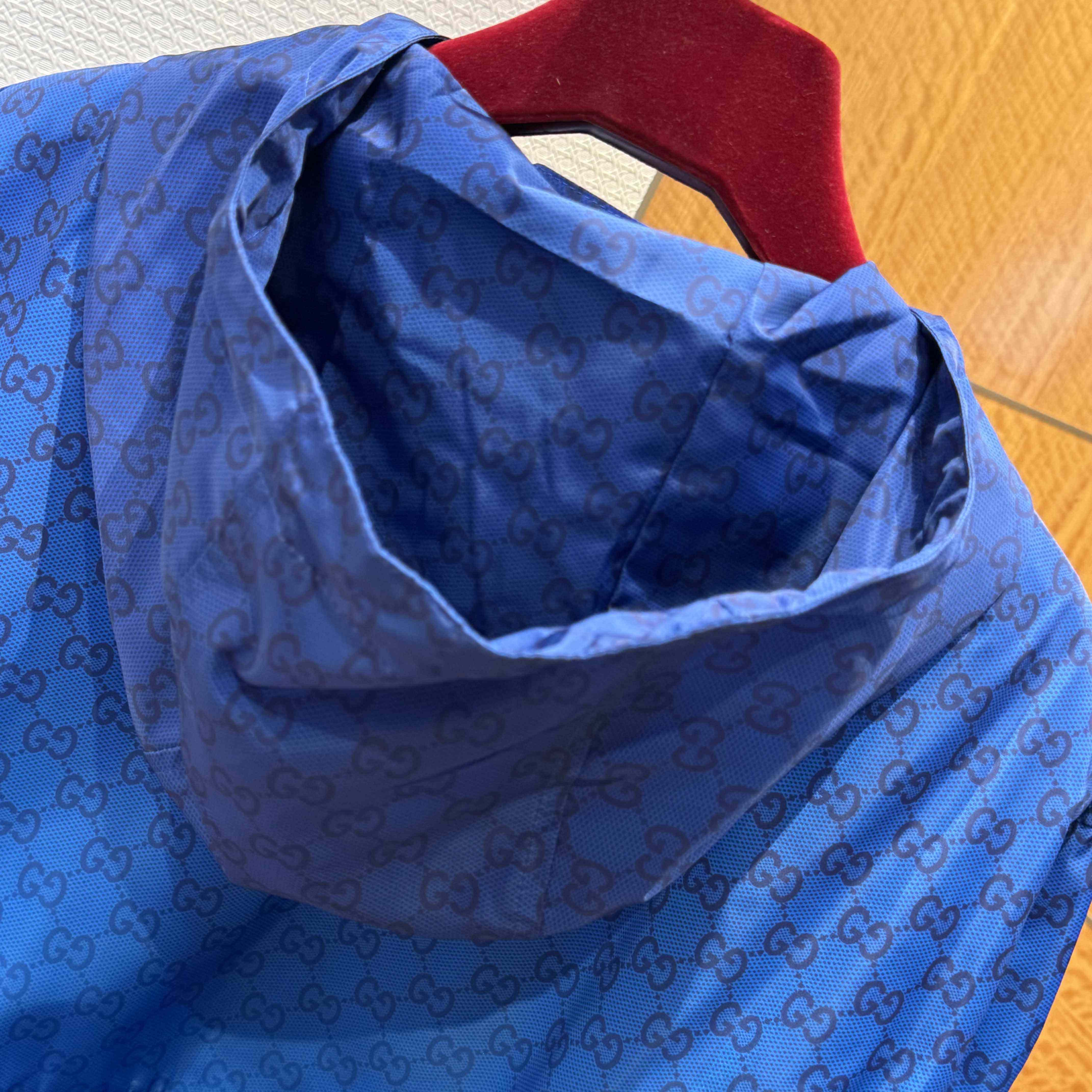 Gucci Printed Technical Poplin Zip Jacket - DopestKickz