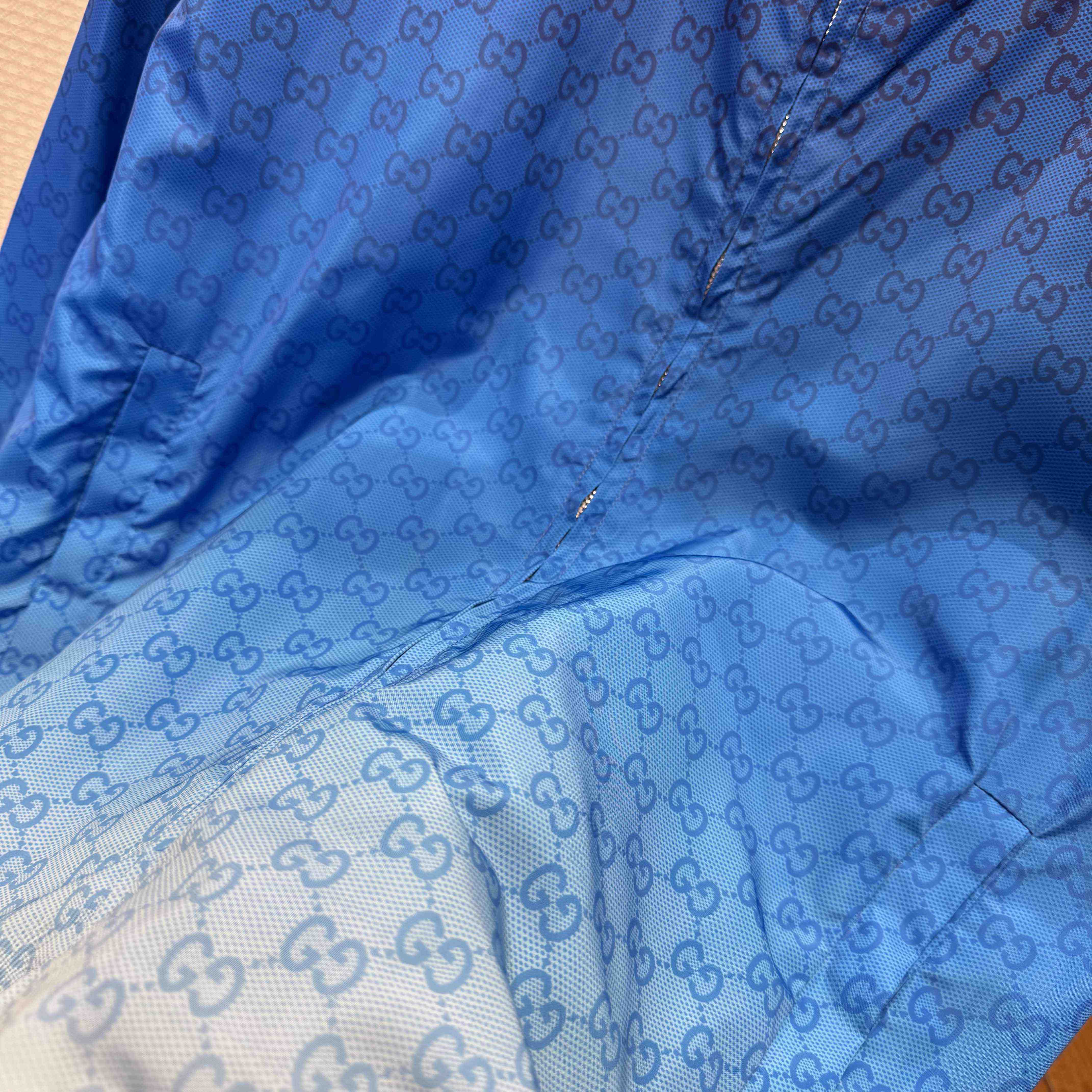 Gucci Printed Technical Poplin Zip Jacket - DopestKickz