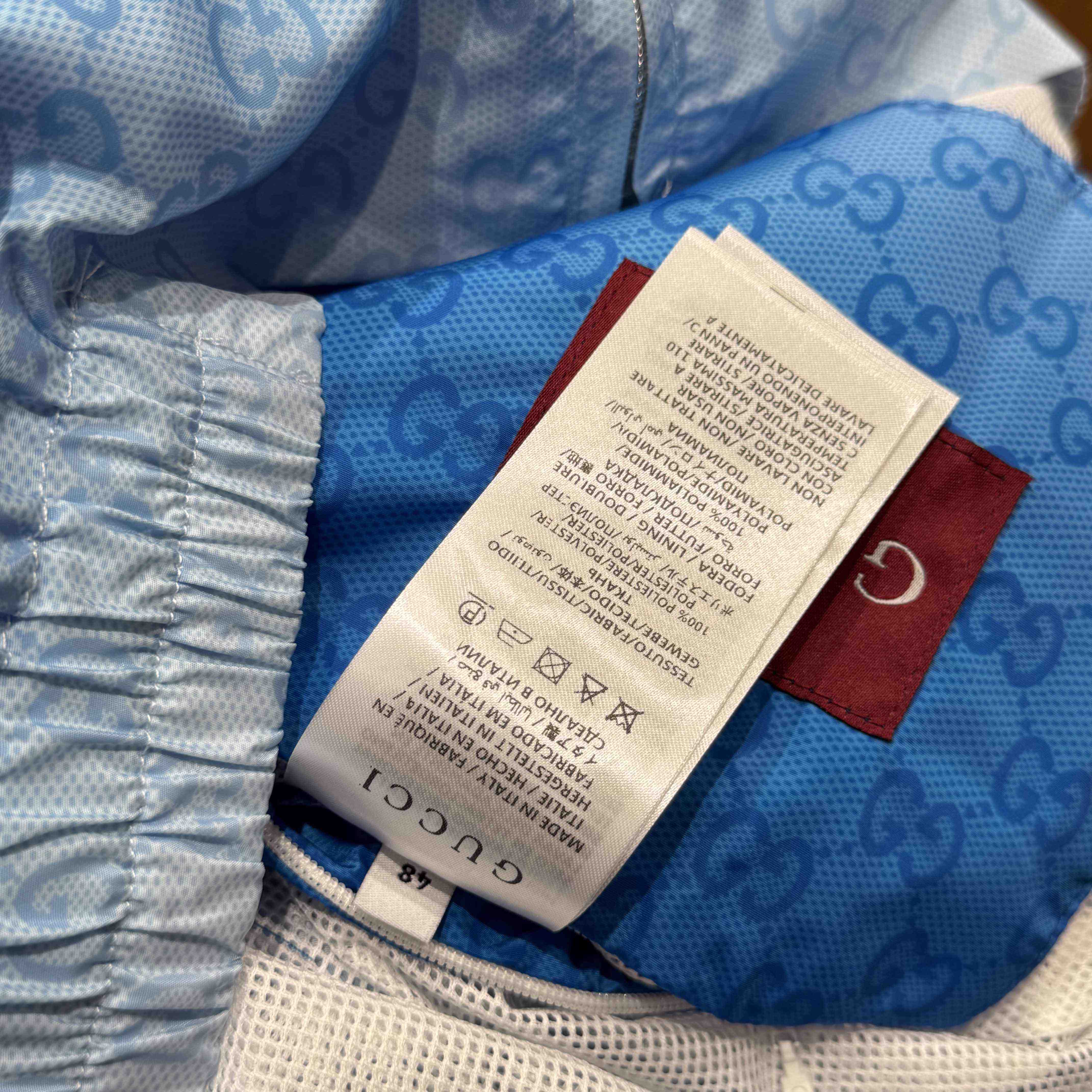 Gucci Printed Technical Poplin Zip Jacket - DopestKickz