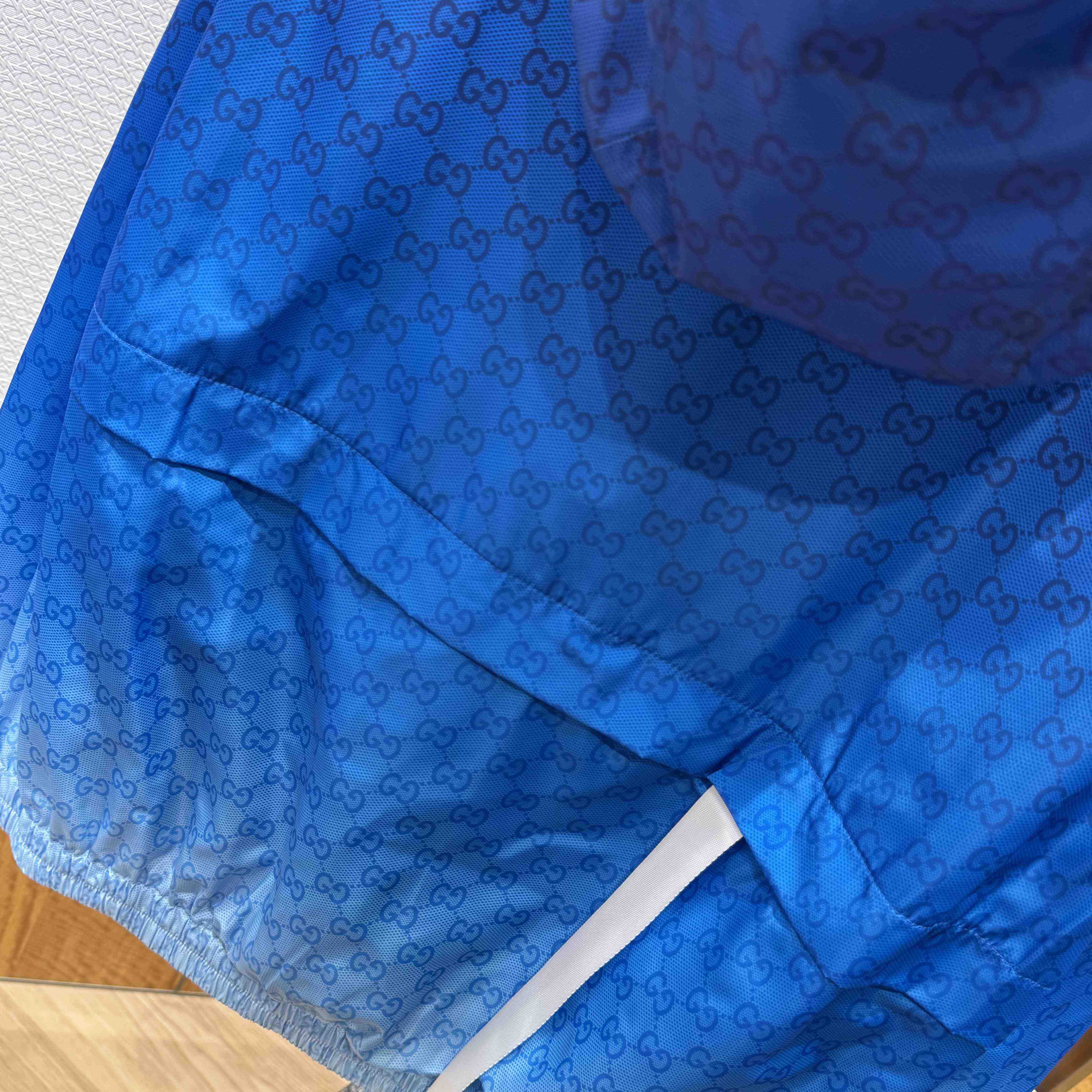 Gucci Printed Technical Poplin Zip Jacket - DopestKickz