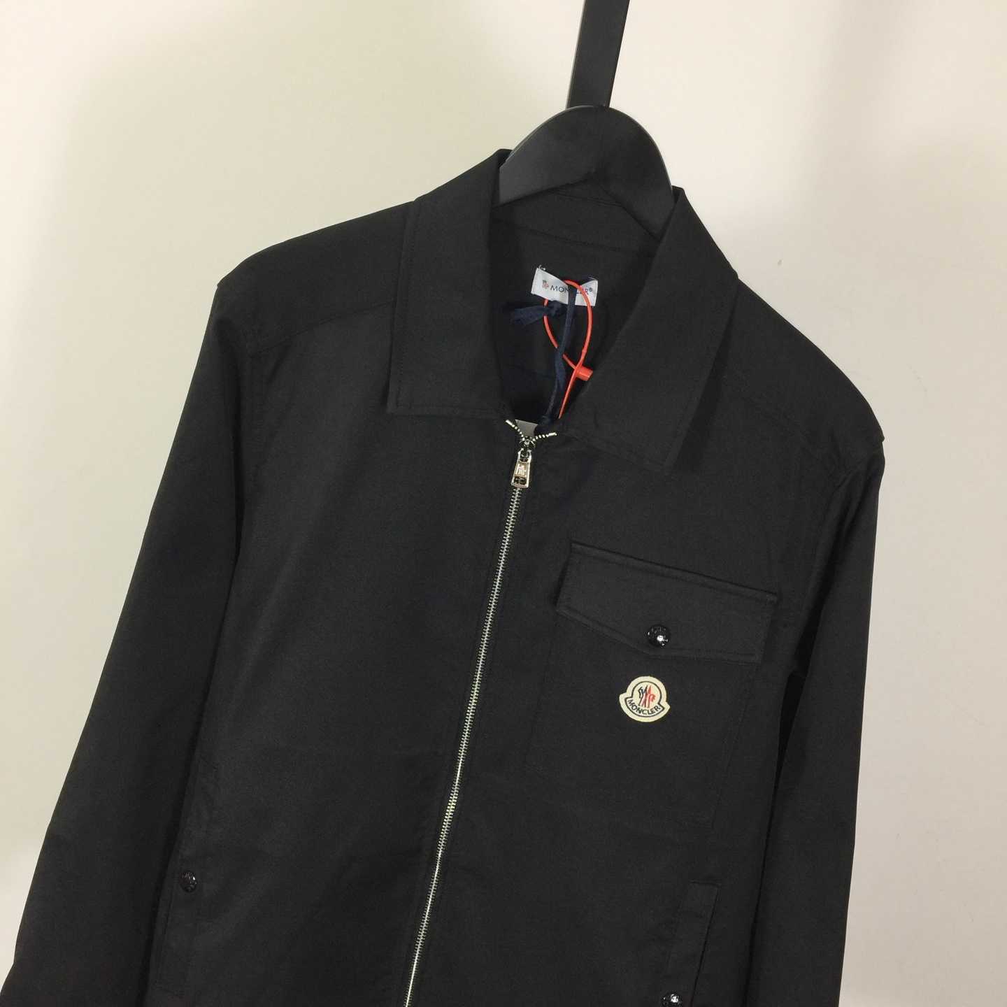 Moncler Cotton Gabardine Zip-Up Shirt Jacket - DopestKickz