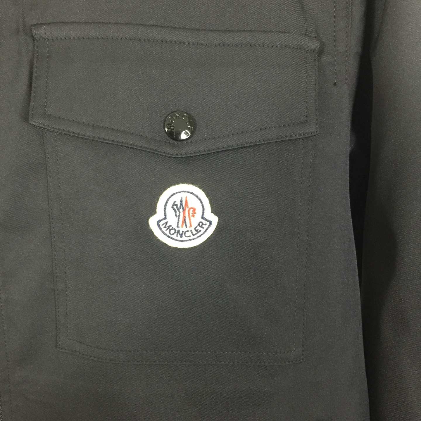 Moncler Cotton Gabardine Zip-Up Shirt Jacket - DopestKickz