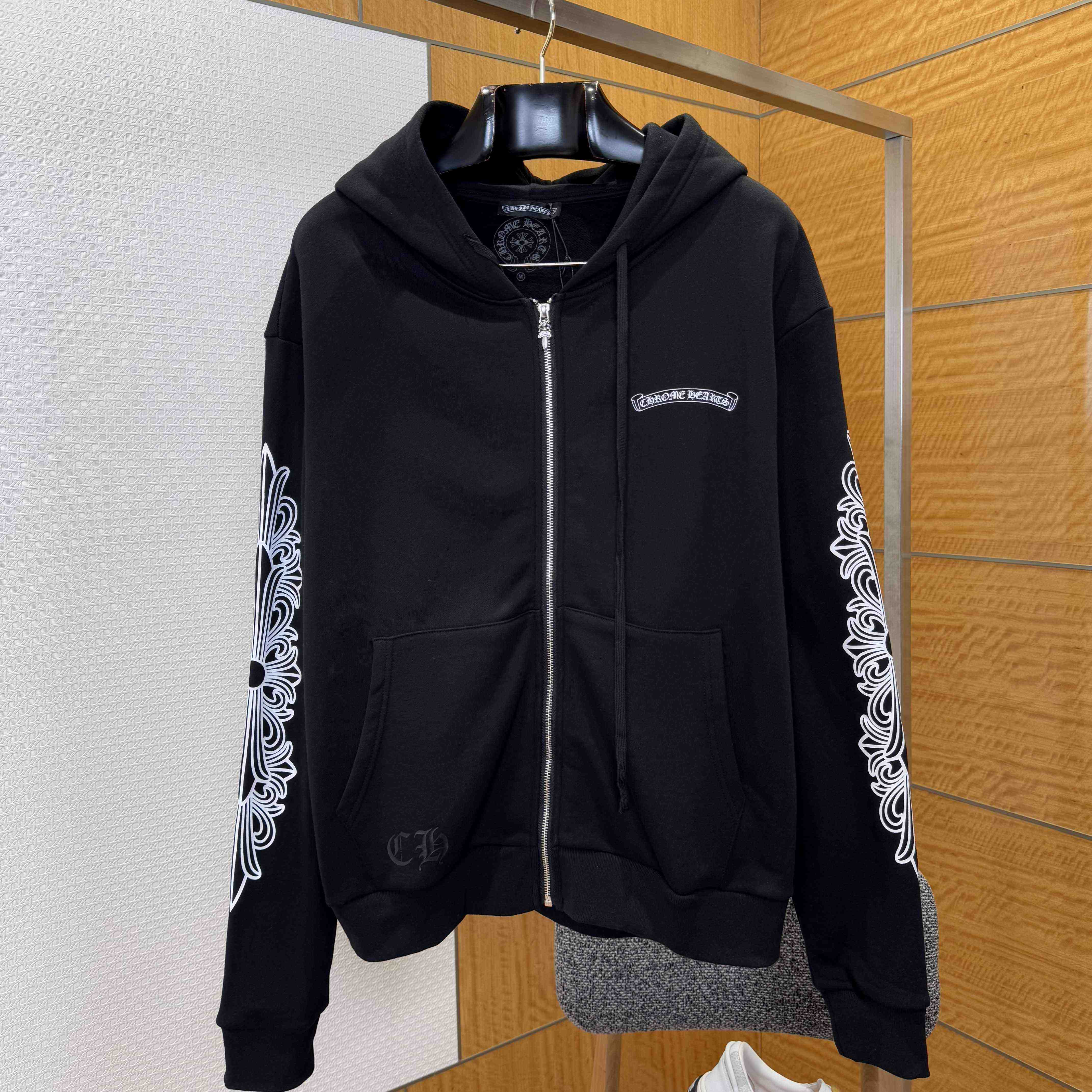 Chrome Hearts Zip Up Hoodie  - DopestKickz