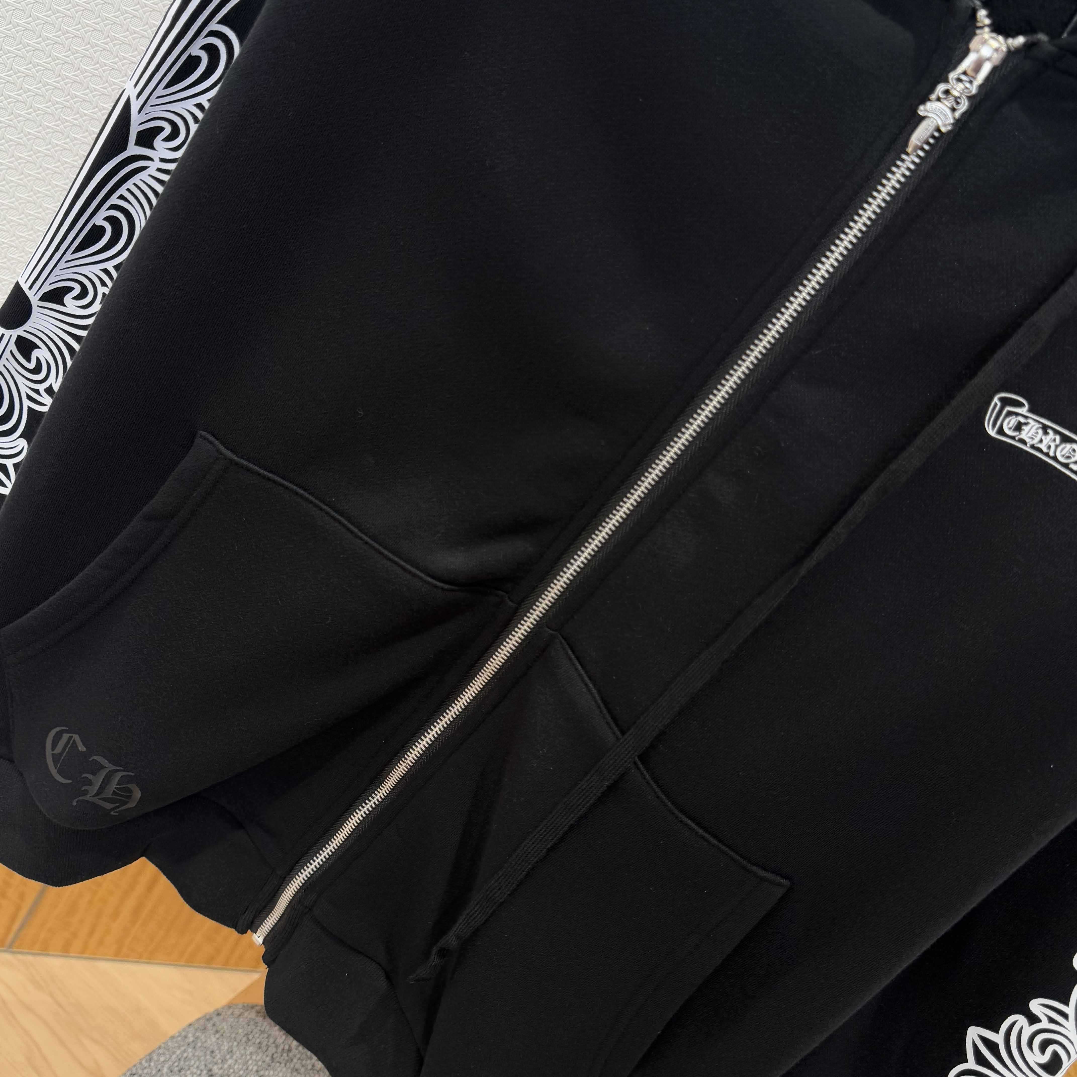 Chrome Hearts Zip Up Hoodie  - DopestKickz