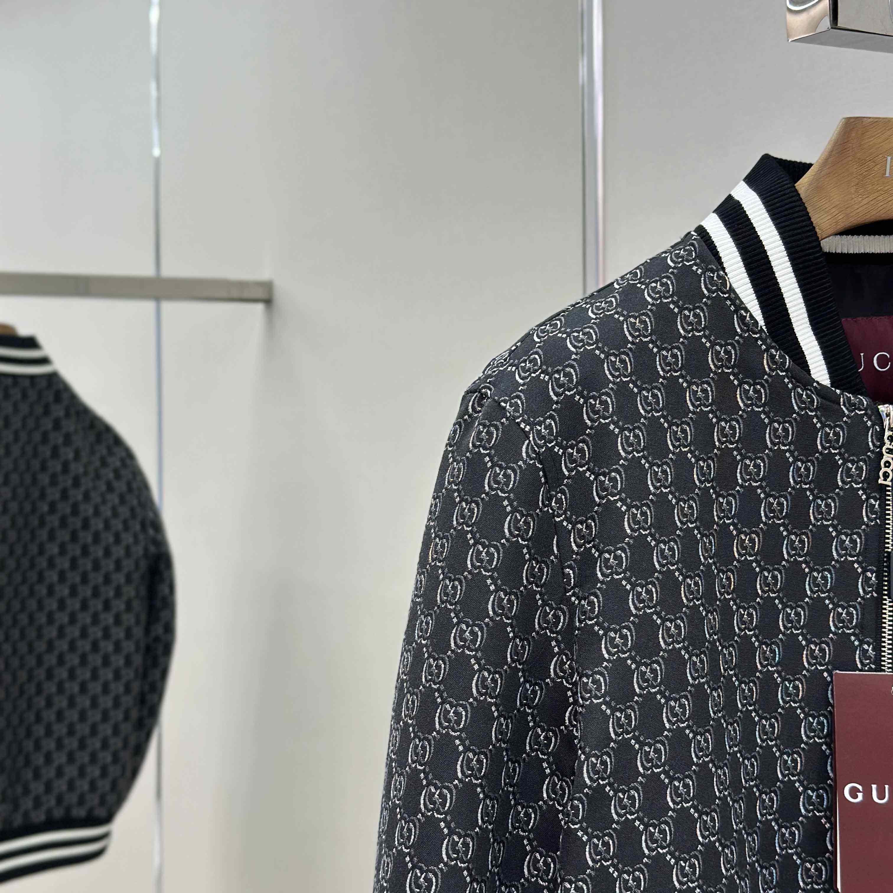 Gucci Logo-Jacquard Padded Cotton-Twill Bomber Jacket - DopestKickz