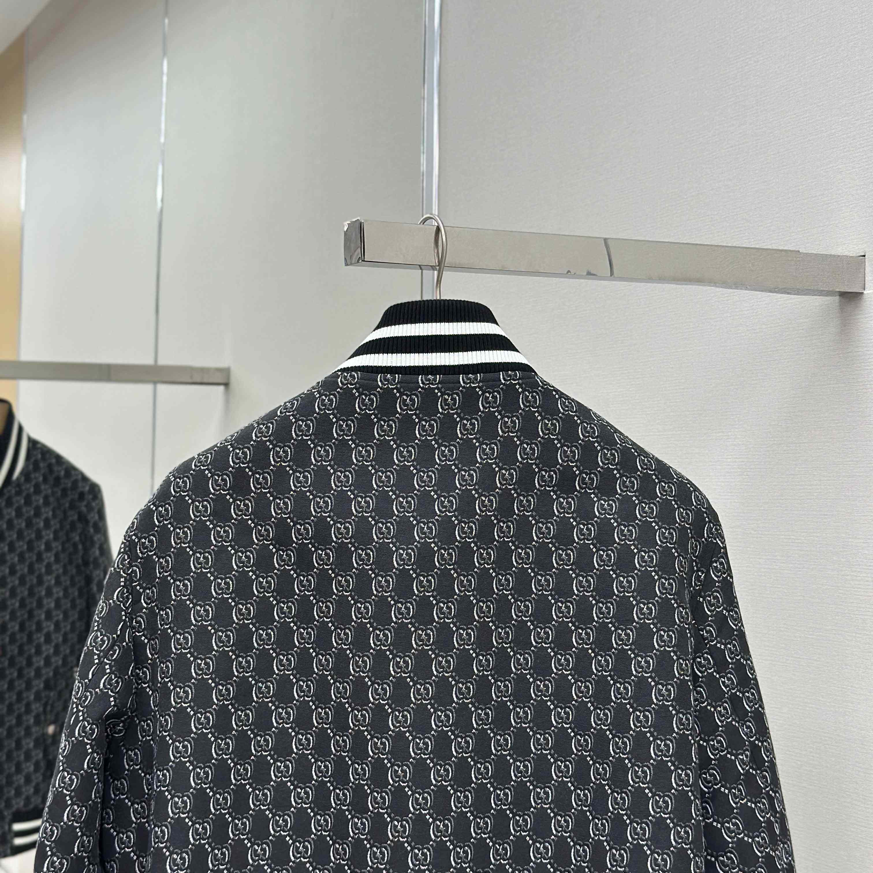 Gucci Logo-Jacquard Padded Cotton-Twill Bomber Jacket - DopestKickz