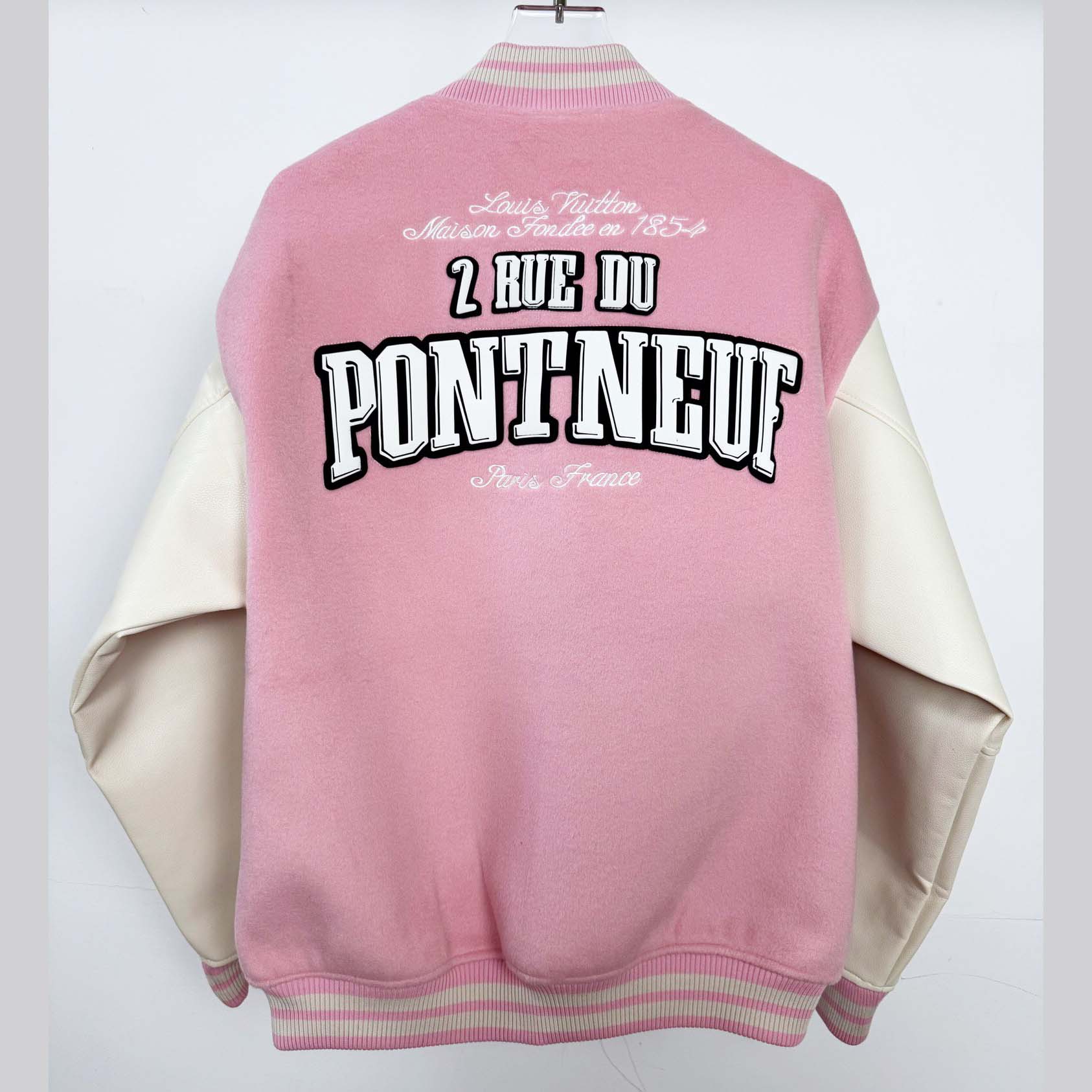 Louis Vuitton Signature Leather Varsity Jacket   1AILZ2 - DopestKickz