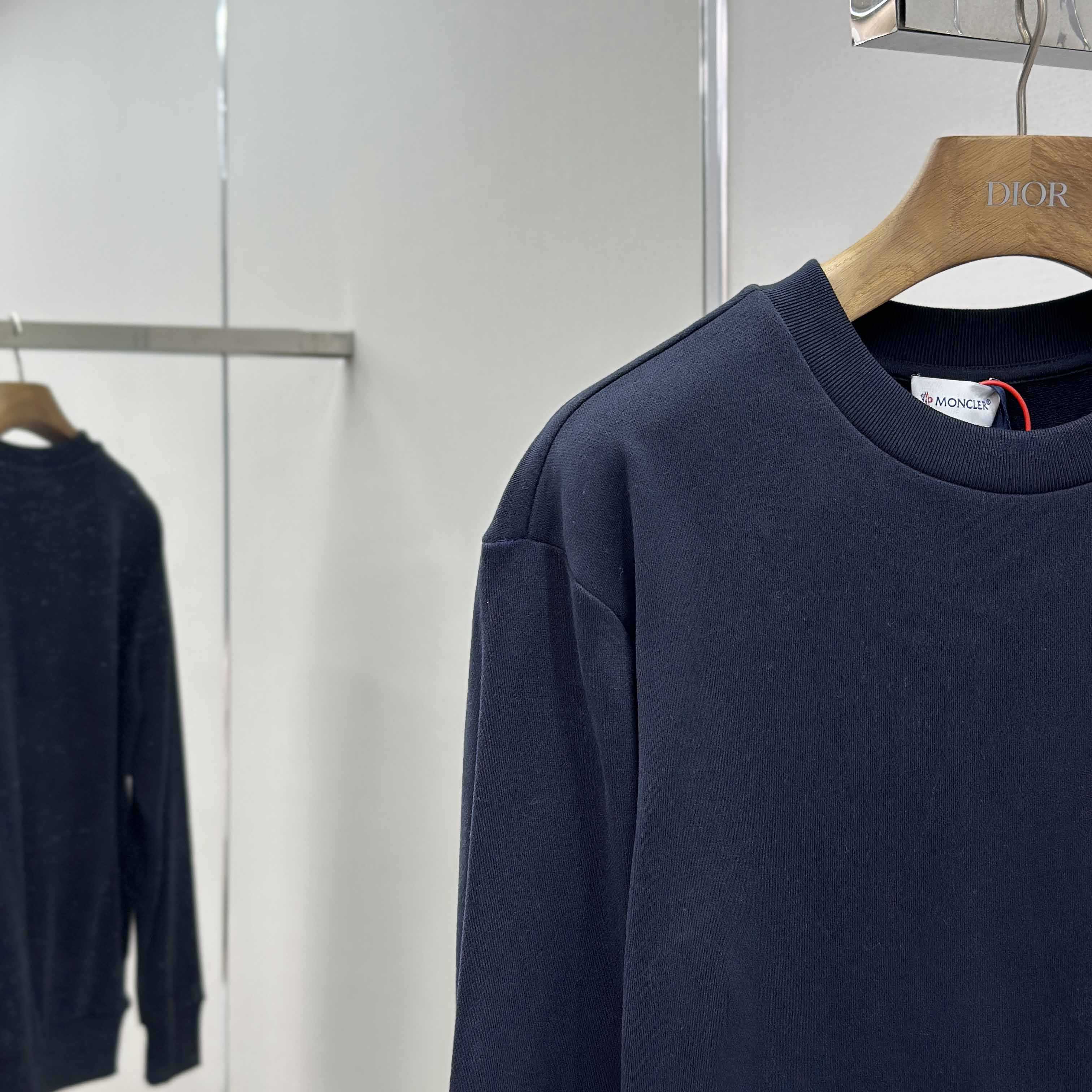 Moncler Cotton & Denim Sweatshirt - DopestKickz