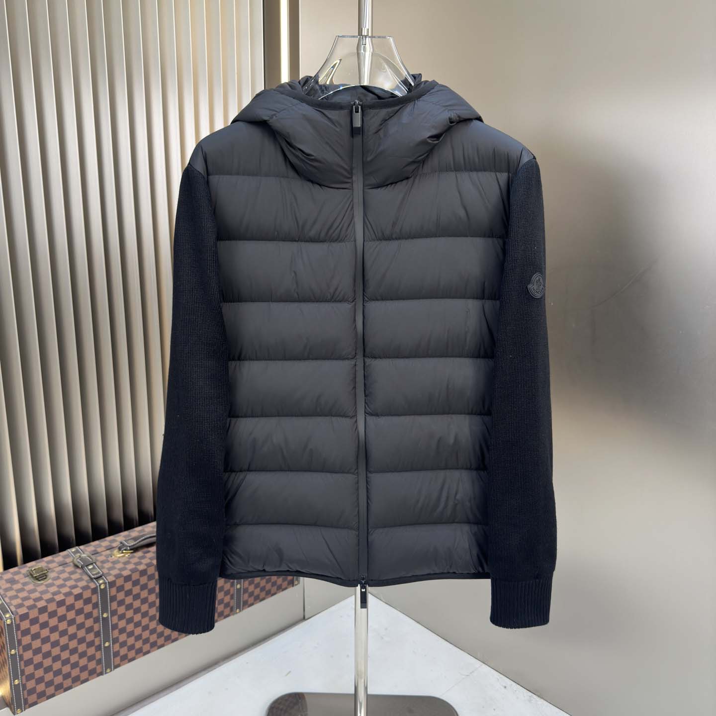 Moncler Hooded Short Down Jacket - DopestKickz