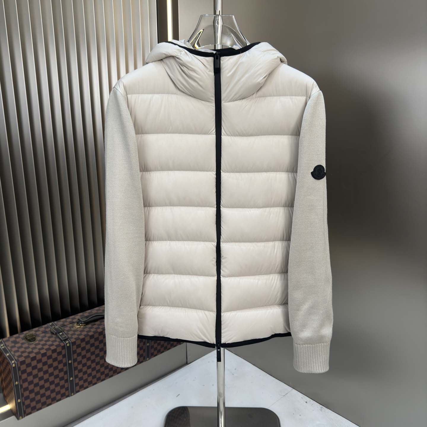 Moncler Hooded Short Down Jacket - DopestKickz
