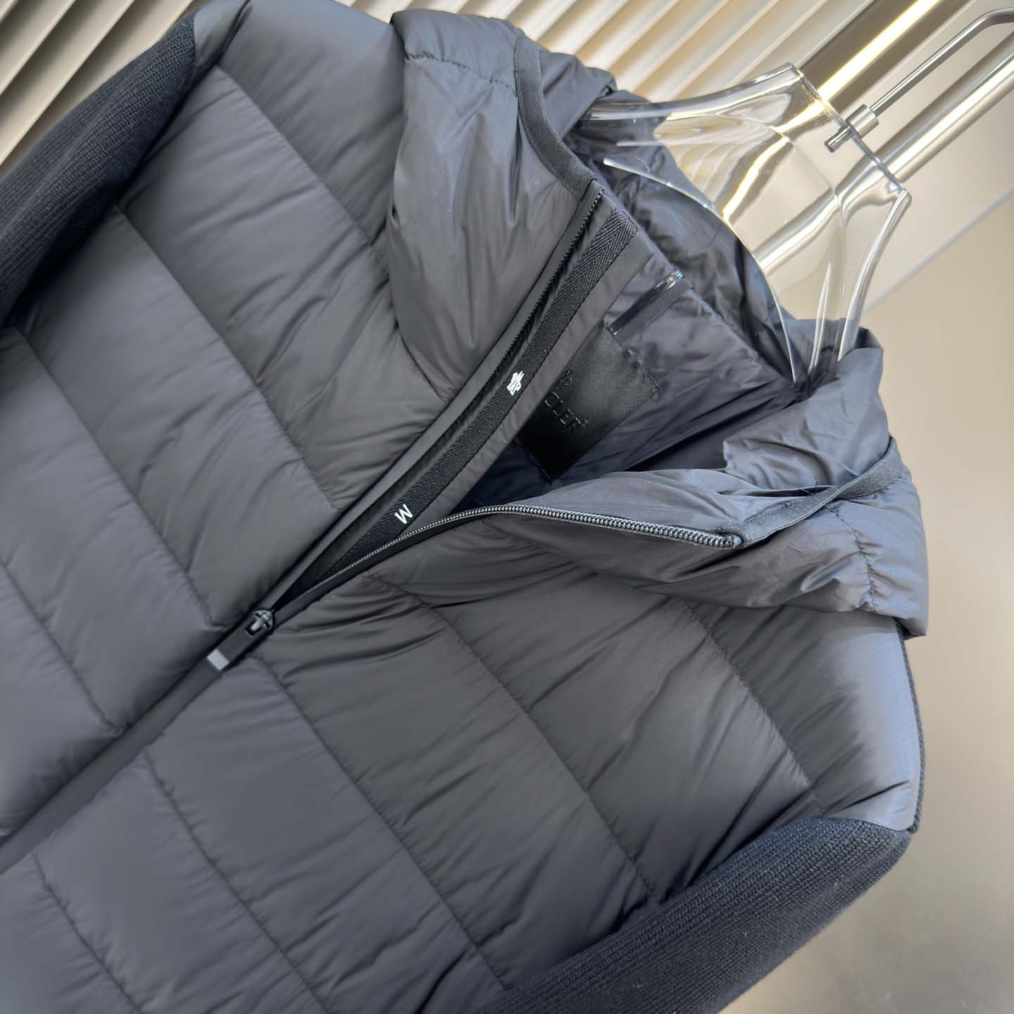 Moncler Hooded Short Down Jacket - DopestKickz