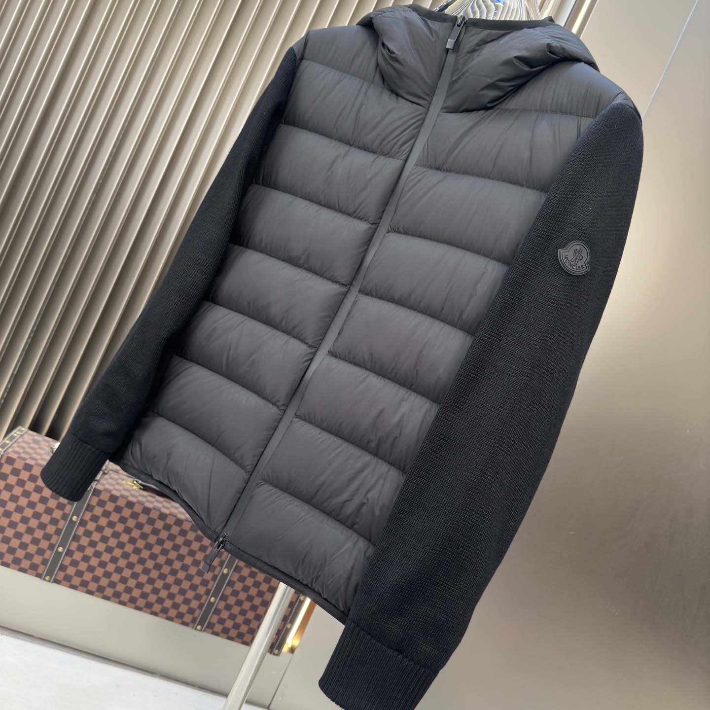 Moncler Hooded Short Down Jacket - DopestKickz