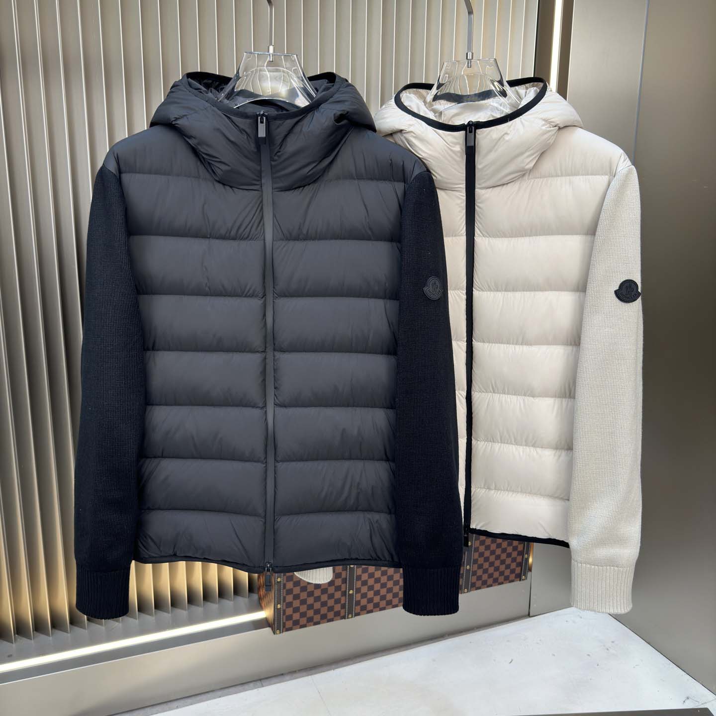 Moncler Hooded Short Down Jacket - DopestKickz