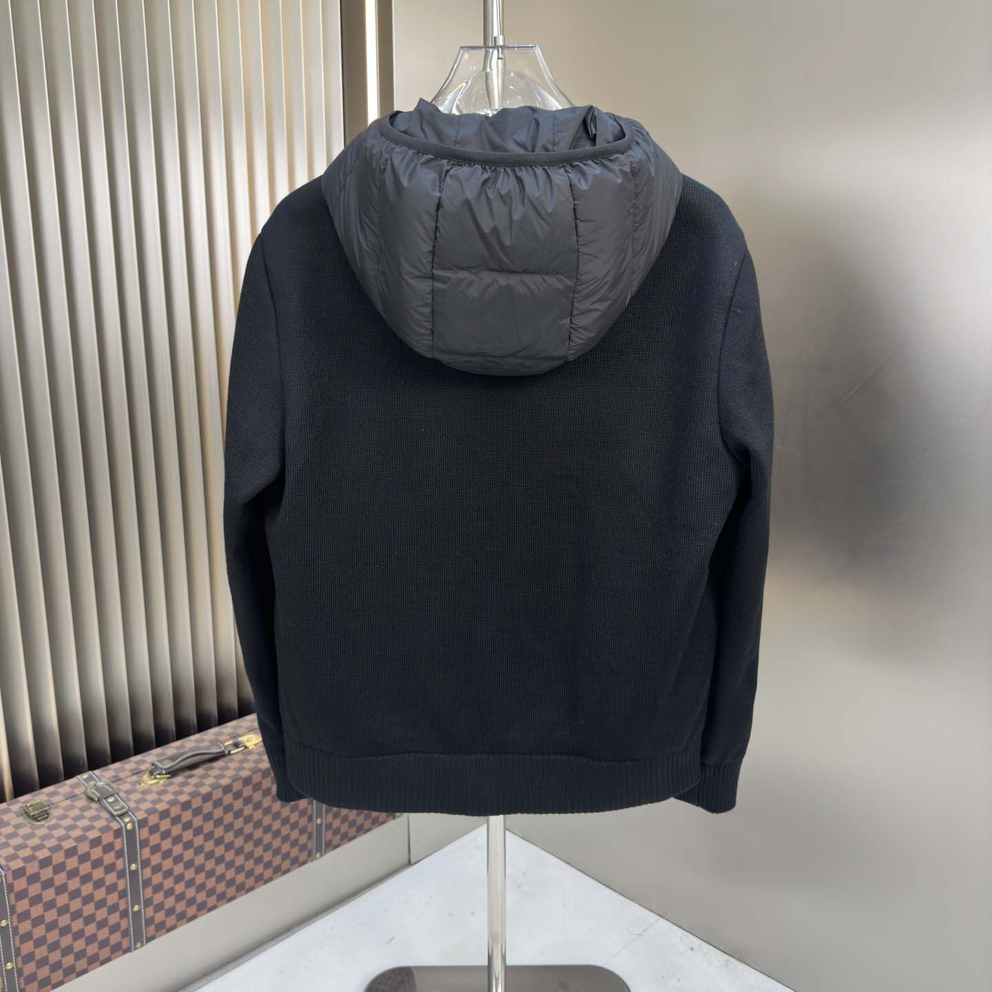 Moncler Hooded Short Down Jacket - DopestKickz