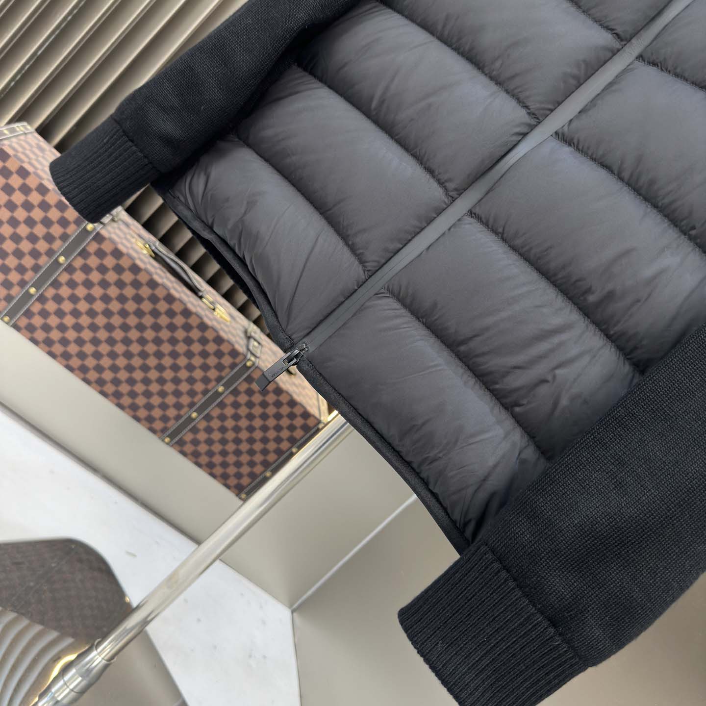 Moncler Hooded Short Down Jacket - DopestKickz