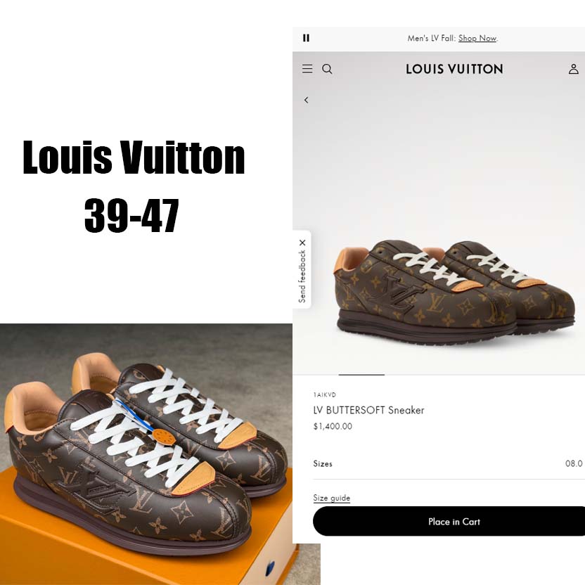 Louis Vuitton LV BUTTERSOFT Sneaker    1AIKVD - DopestKickz