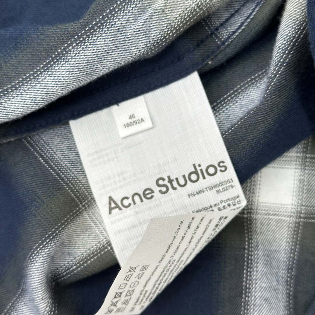Acne Studios Check Shirt  - DopestKickz