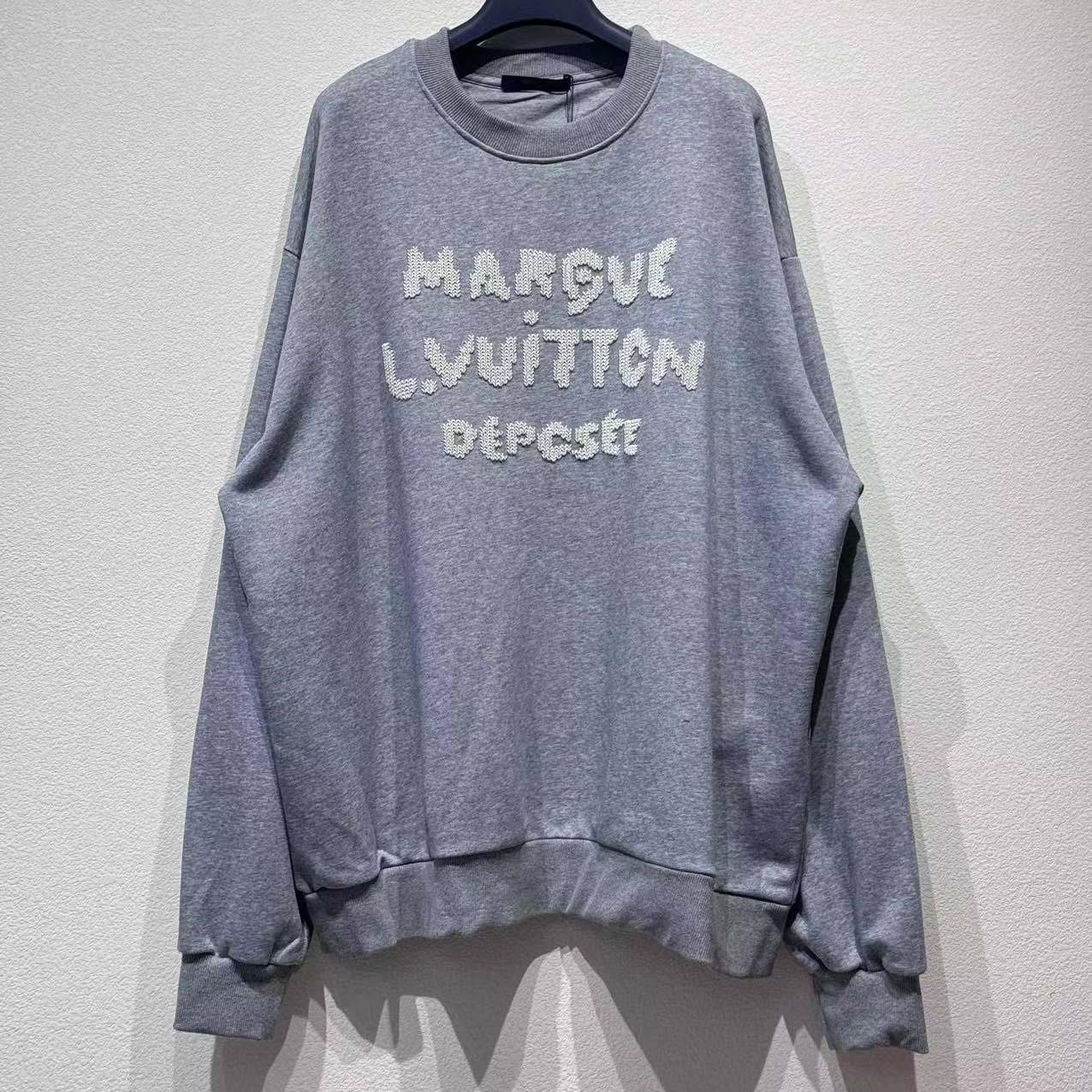 Louis Vuitton Embroidered Signature Sweatshirt   1AIKCO - DopestKickz