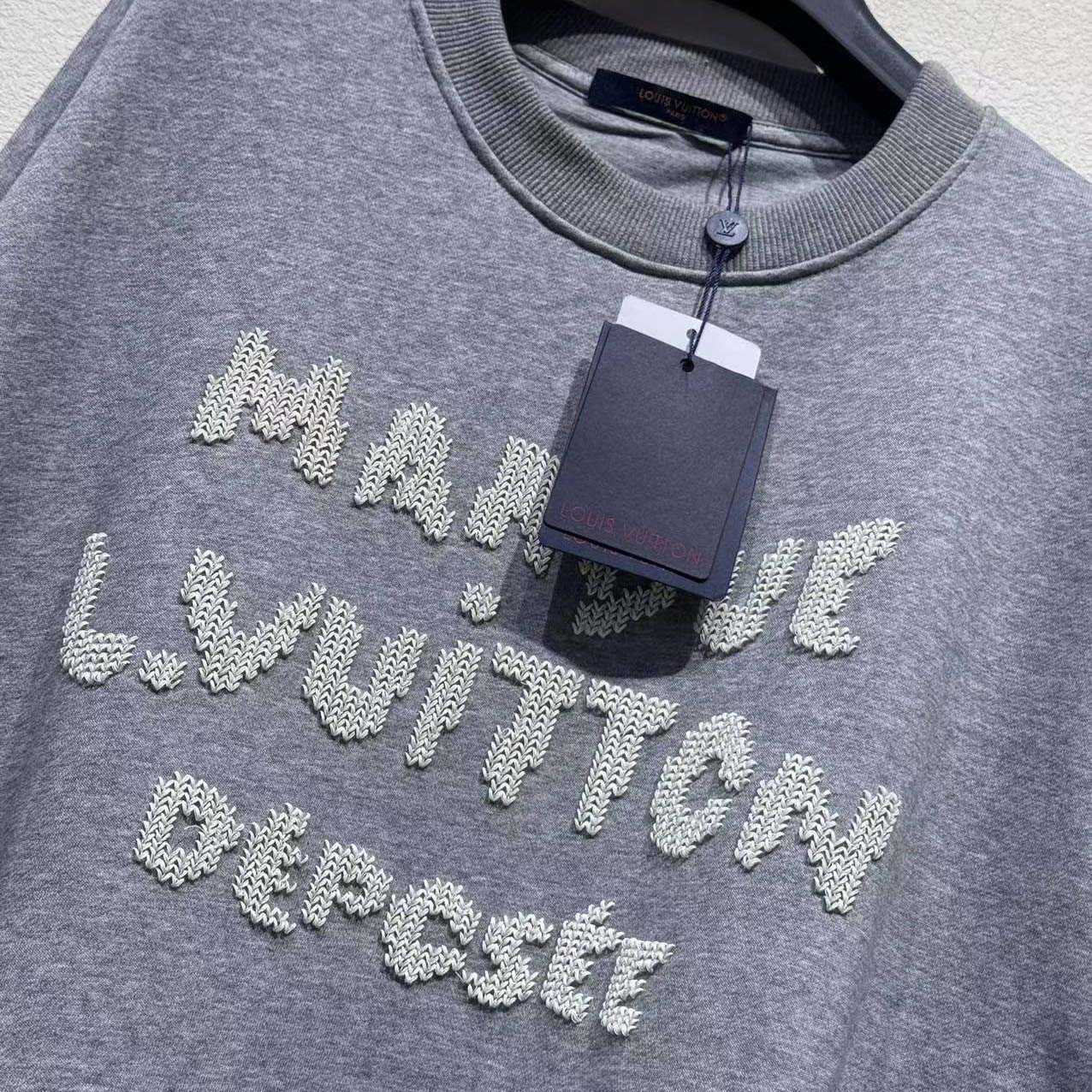 Louis Vuitton Embroidered Signature Sweatshirt   1AIKCO - DopestKickz