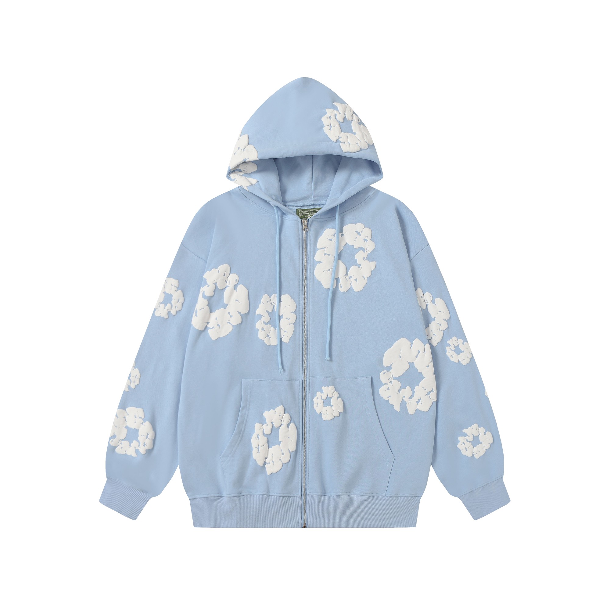 Denim Tears Cotton Wreath Zip Hoodie  - DopestKickz