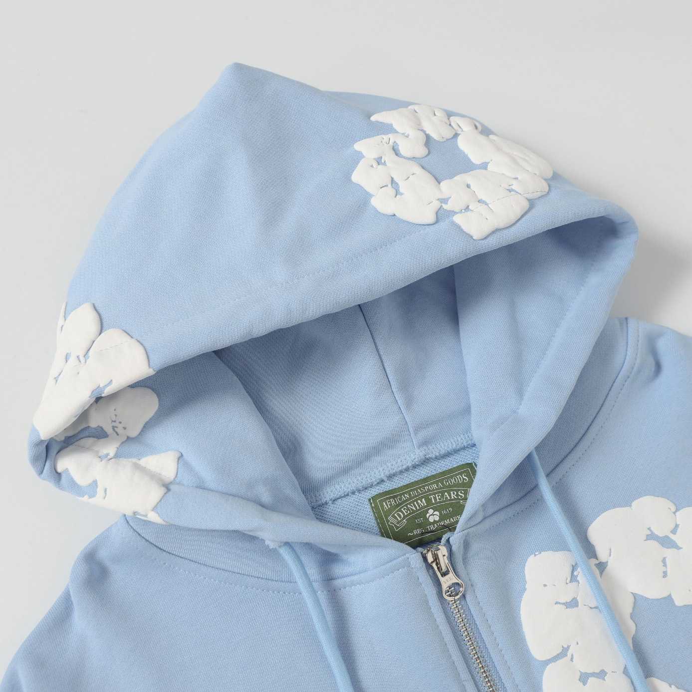 Denim Tears Cotton Wreath Zip Hoodie  - DopestKickz
