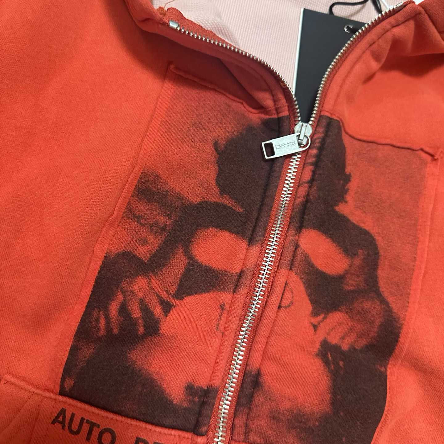 Enfants Riches Déprimés Anti Proces Thermal Lined Zip Hoodie 'Pompeian Red' - DopestKickz