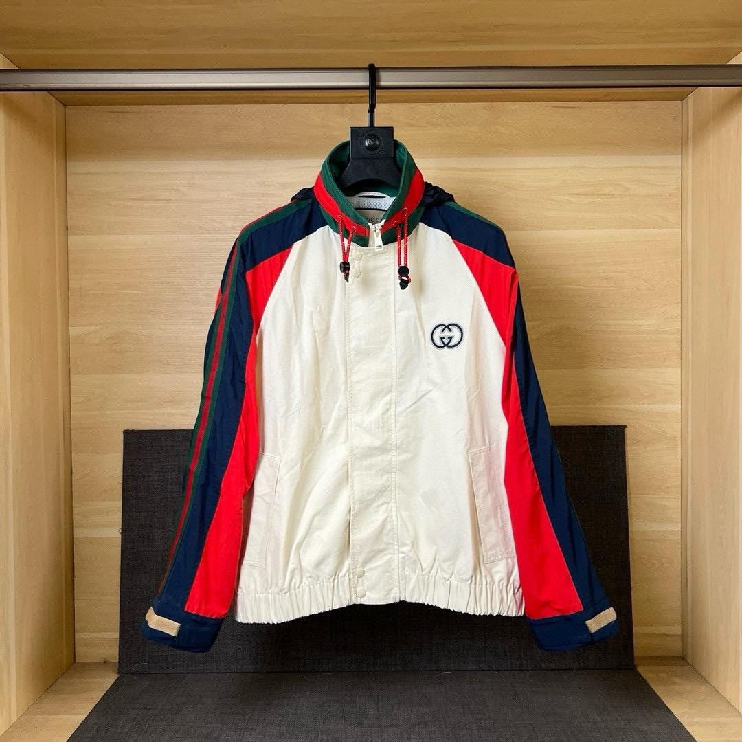 Gucci -Colour-block Bomber Jacket  - DopestKickz