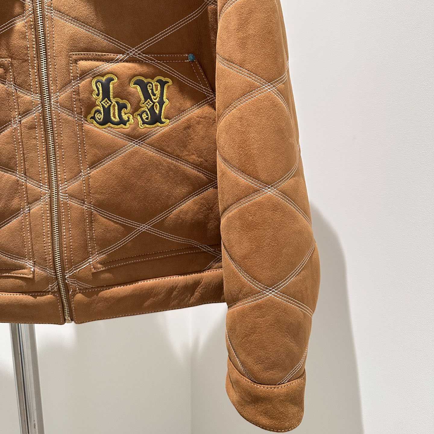 Louis Vuitton Embroidered Shearling Workwear Blouson - DopestKickz