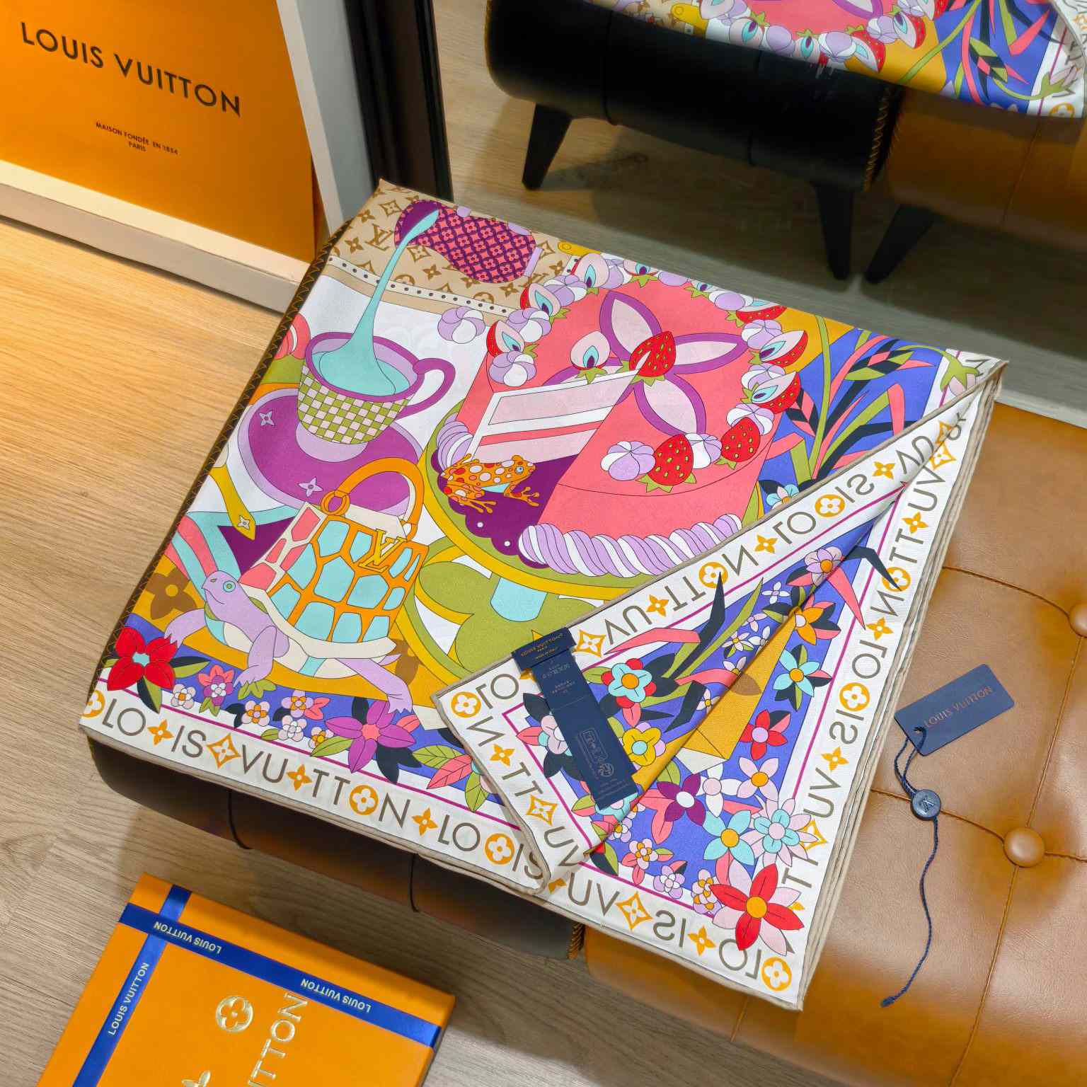 Louis Vuitton Picnic Square 90   M96463 - DopestKickz