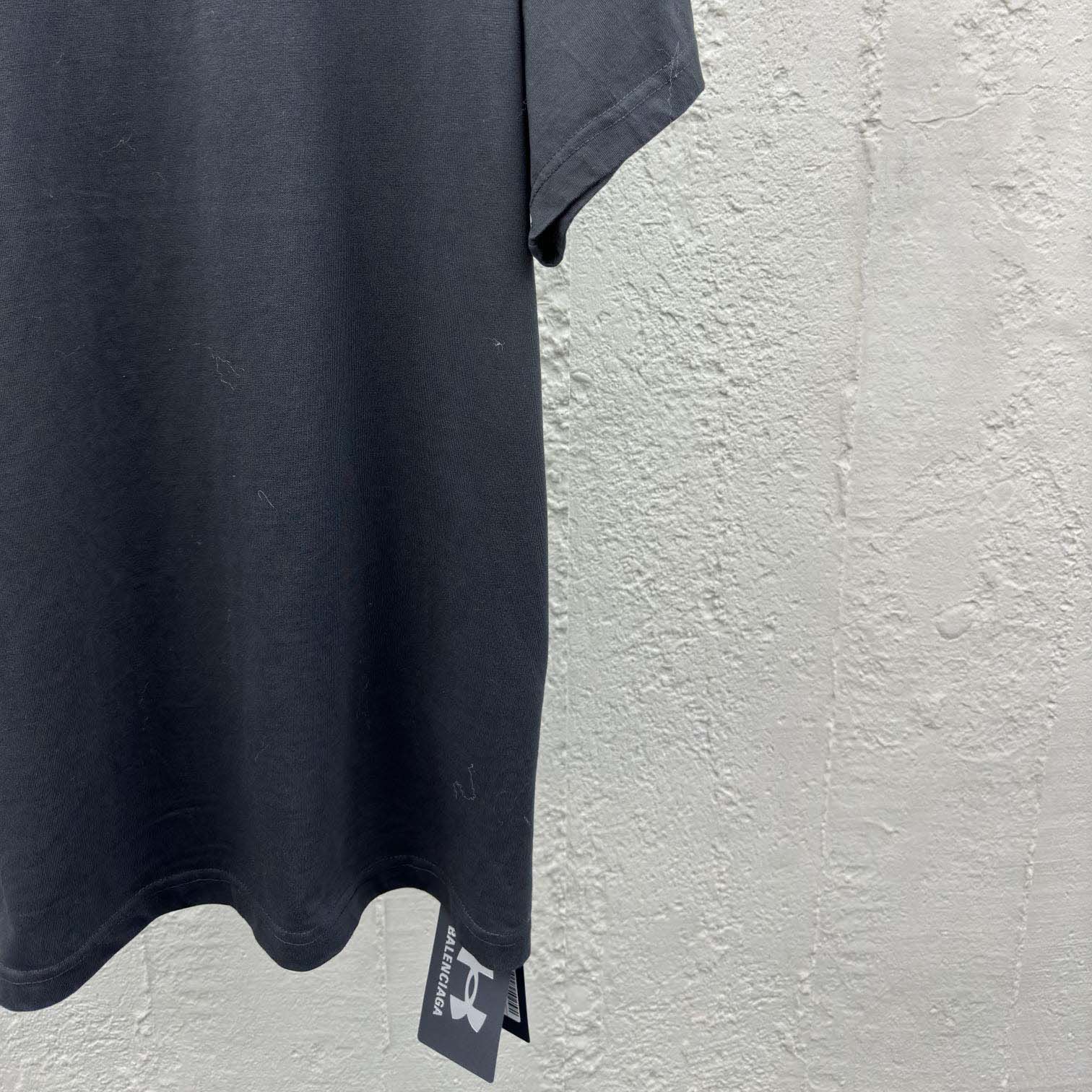 Balenciaga Under Armour® T-Shirt Oversized In Black And White - DopestKickz