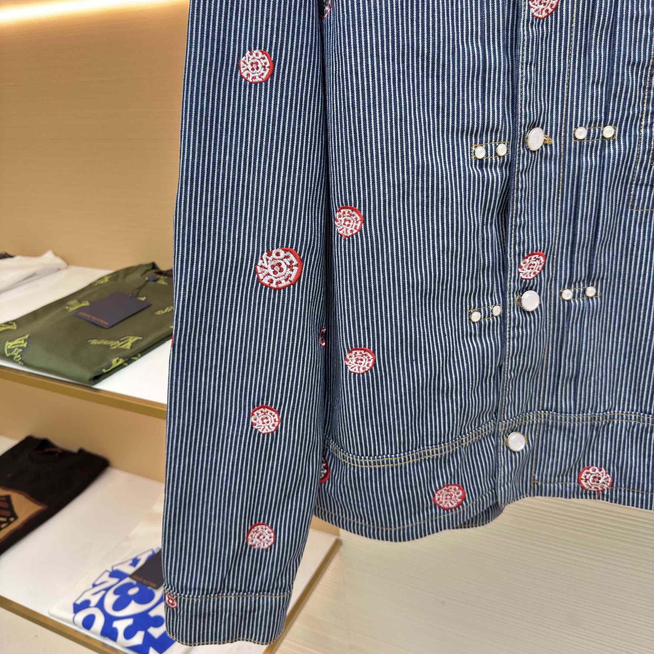 Louis Vuitton Embellished Workwear Jacket   1AILMB - DopestKickz