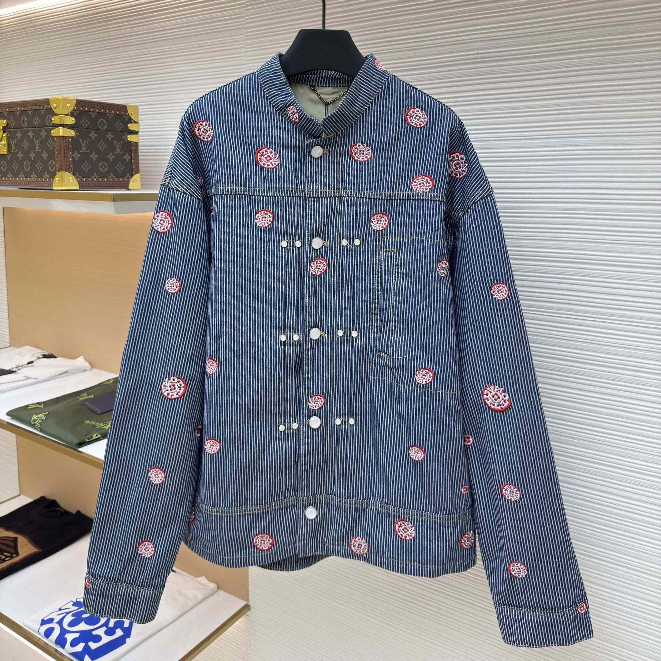 Louis Vuitton Embellished Workwear Jacket   1AILMB - DopestKickz