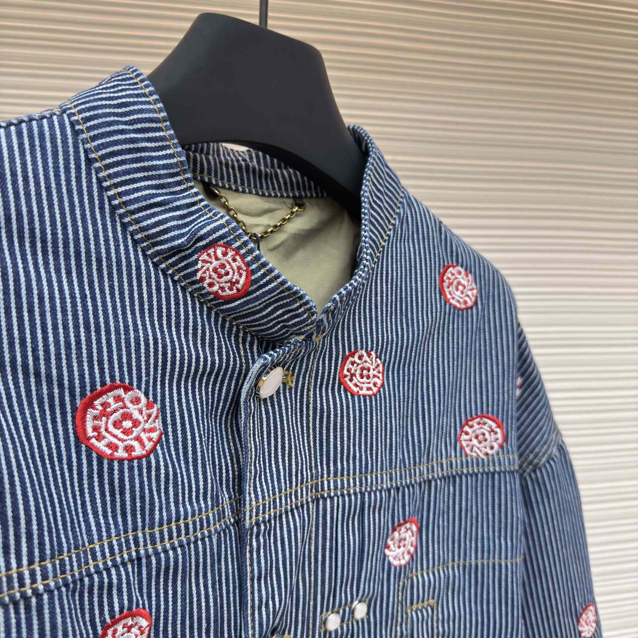 Louis Vuitton Embellished Workwear Jacket   1AILMB - DopestKickz