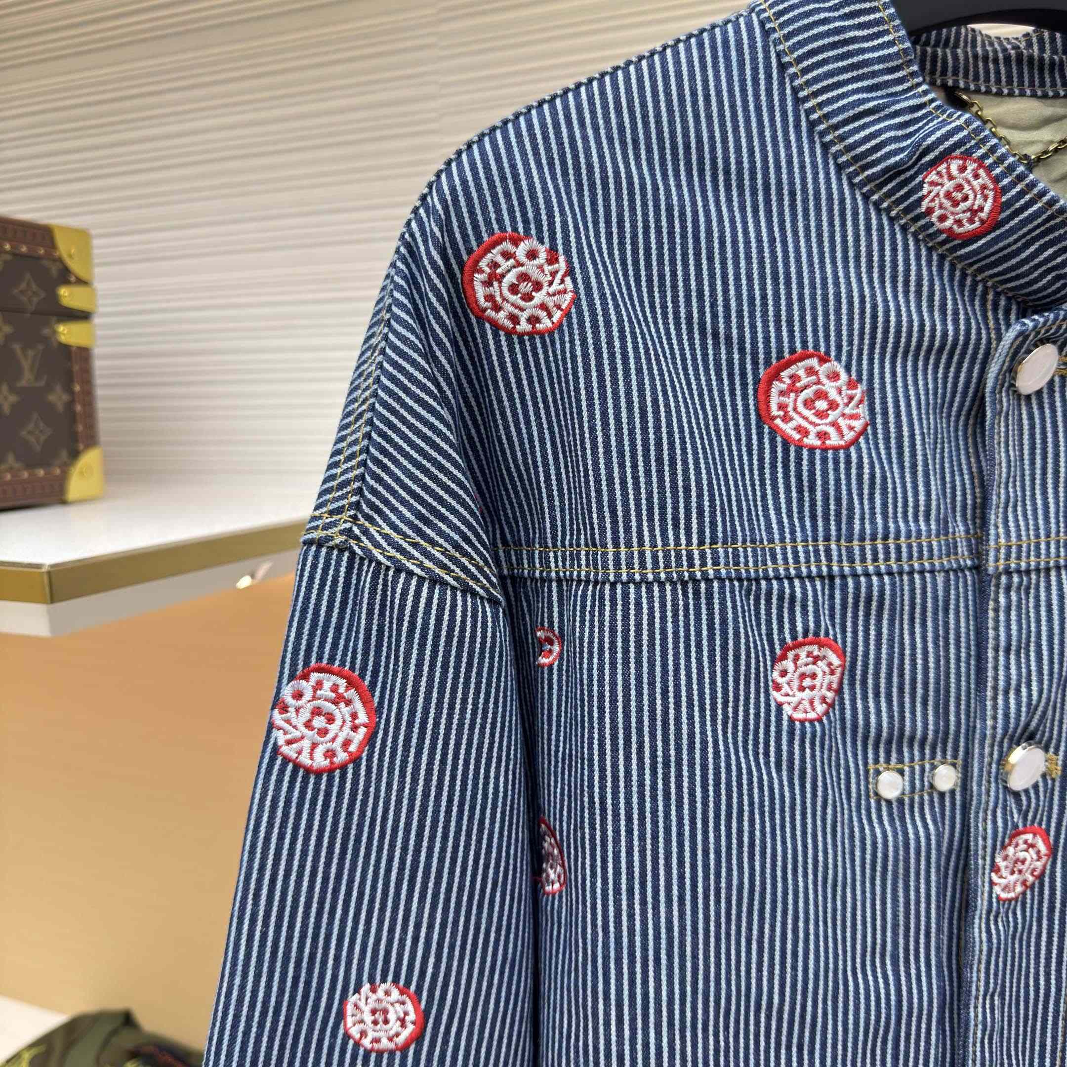 Louis Vuitton Embellished Workwear Jacket   1AILMB - DopestKickz