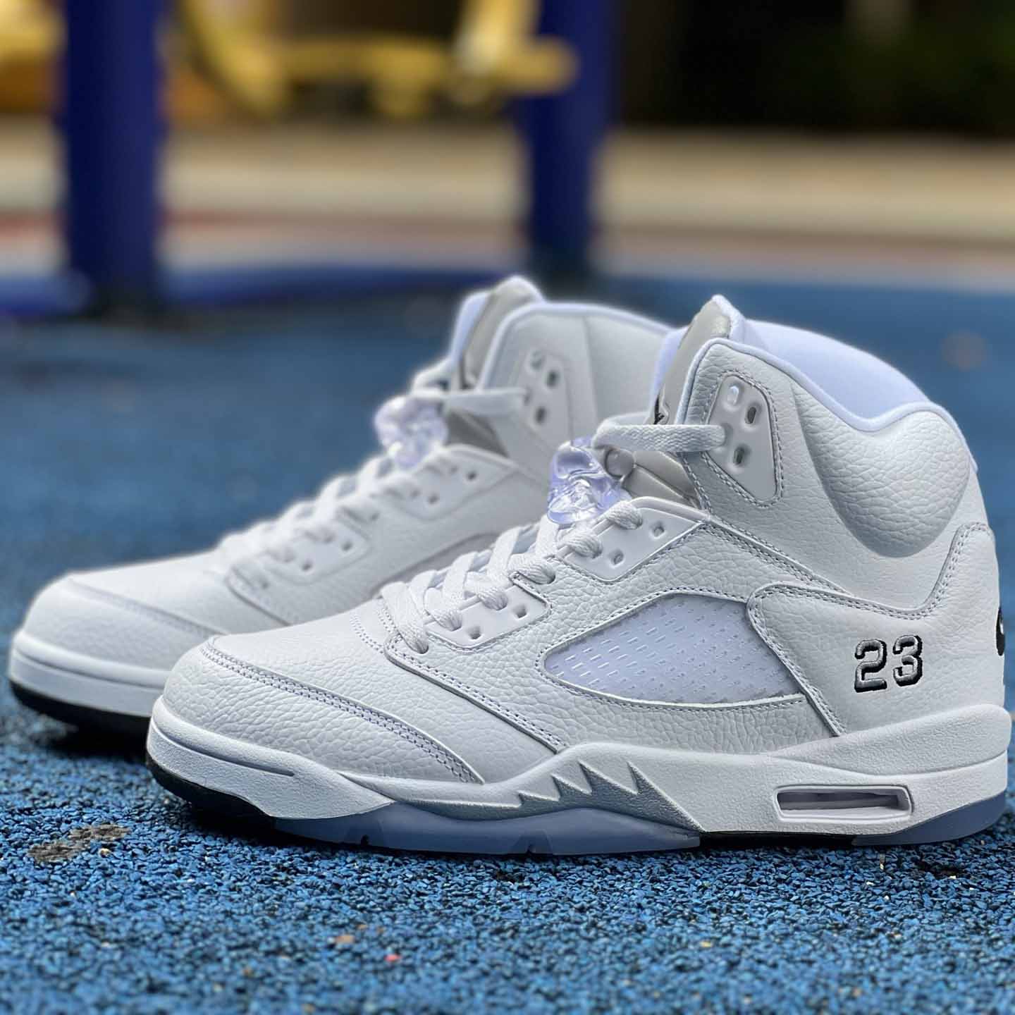 Air Jordan 5 Retro "Metallic White" HQ7978-103 40-47.5 - DopestKickz
