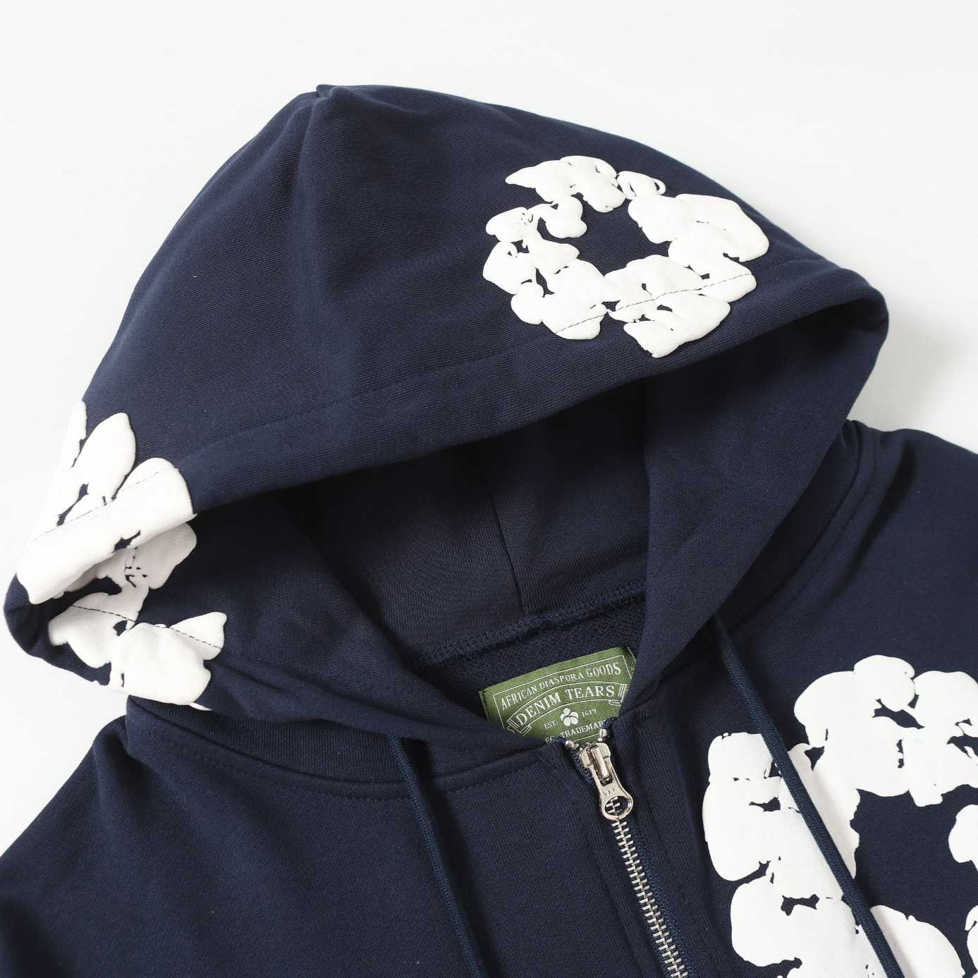 Denim Tears Cotton Wreath Zip Hoodie  - DopestKickz