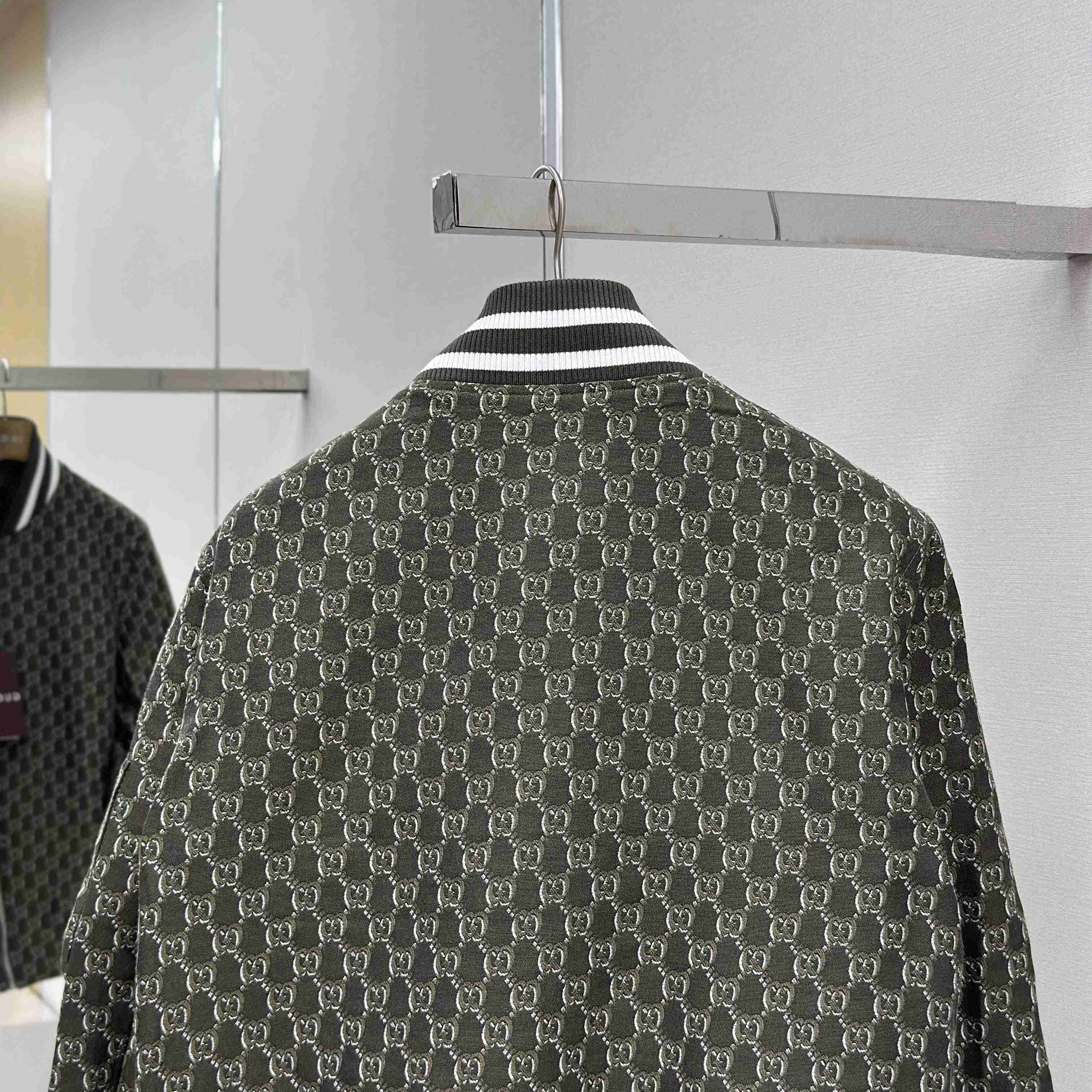 Gucci Logo-Jacquard Padded Cotton-Twill Bomber Jacket - DopestKickz