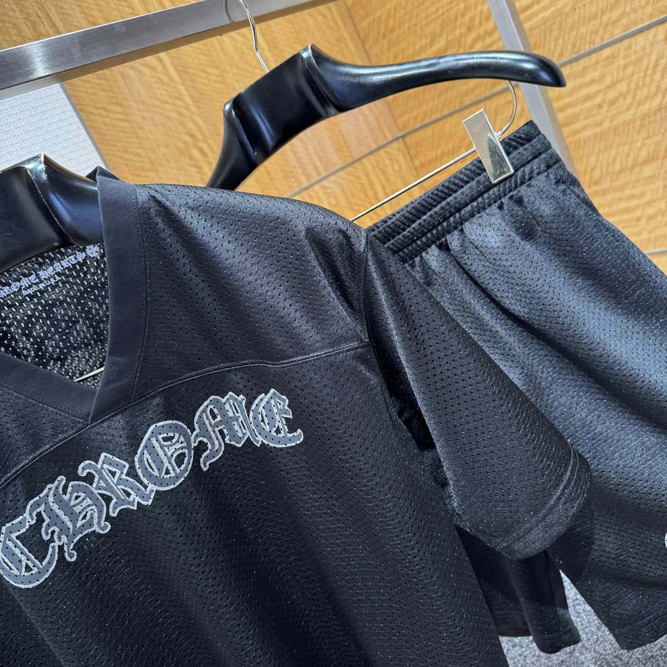 Chrome Hearts Stadium Mesh Short Sleeve & Shorts - DopestKickz