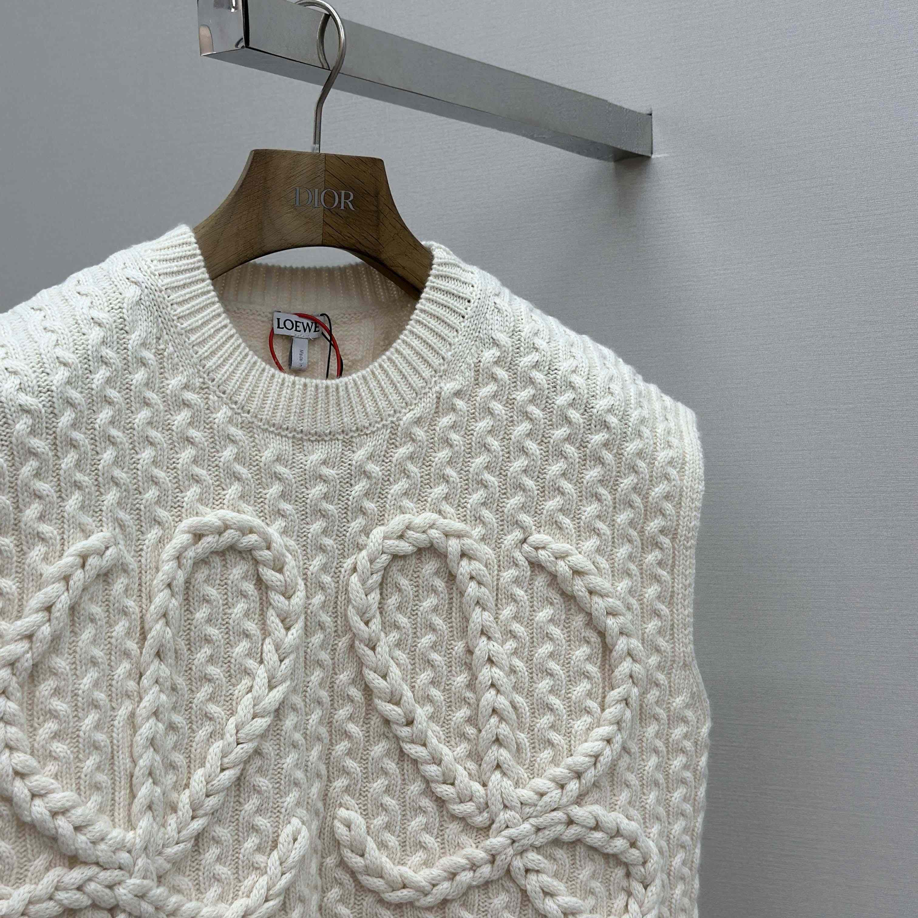 Loewe Vest In Wool - DopestKickz