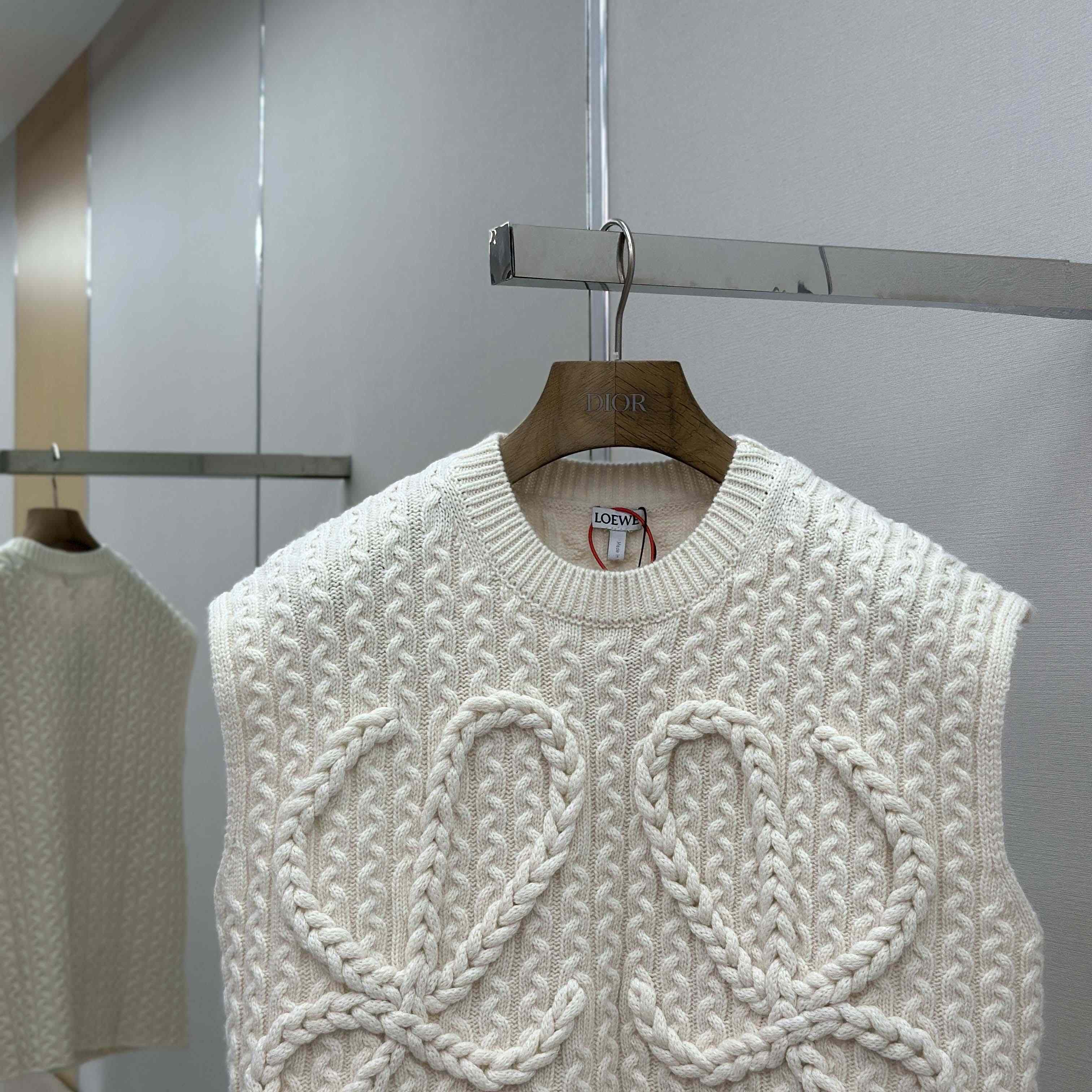 Loewe Vest In Wool - DopestKickz