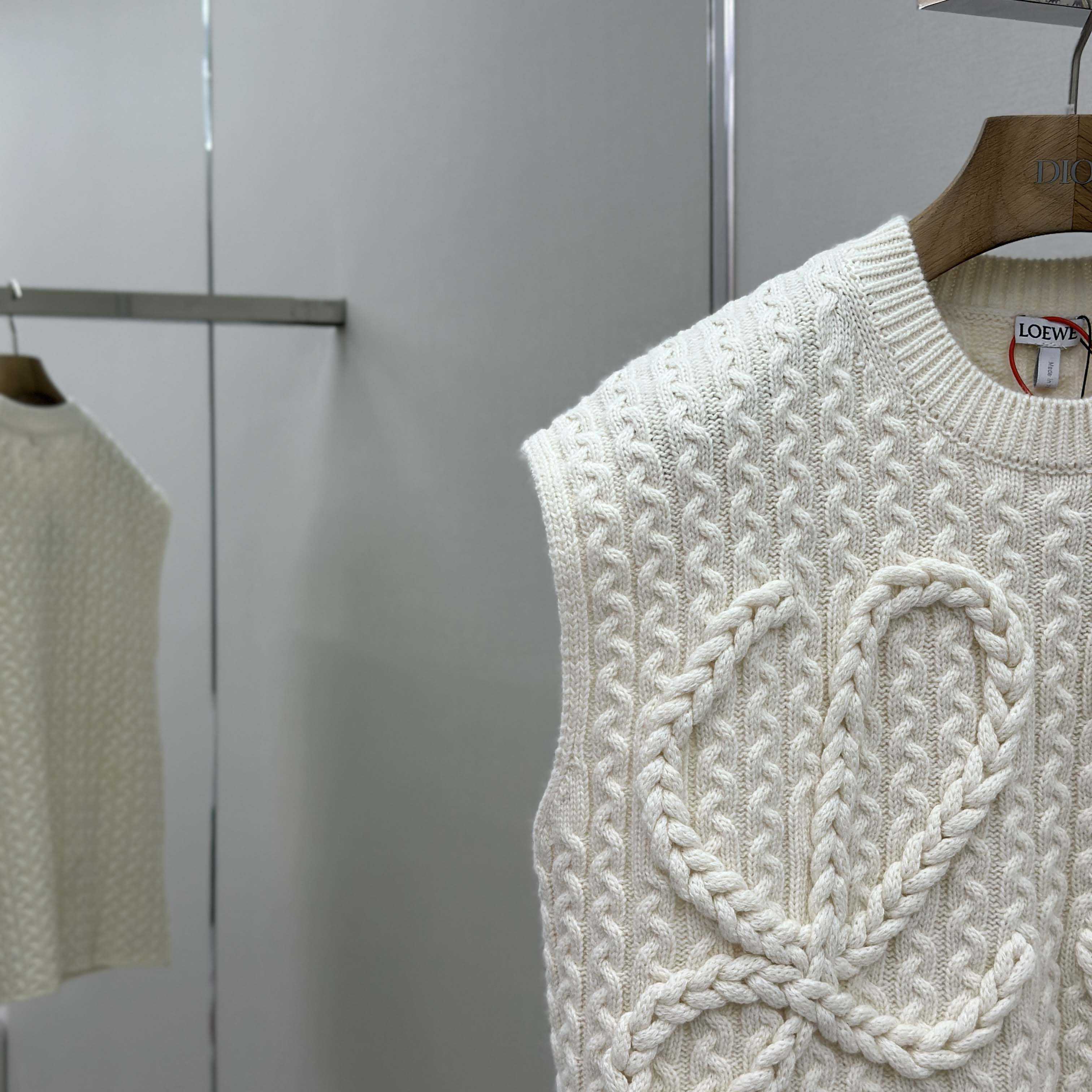 Loewe Vest In Wool - DopestKickz