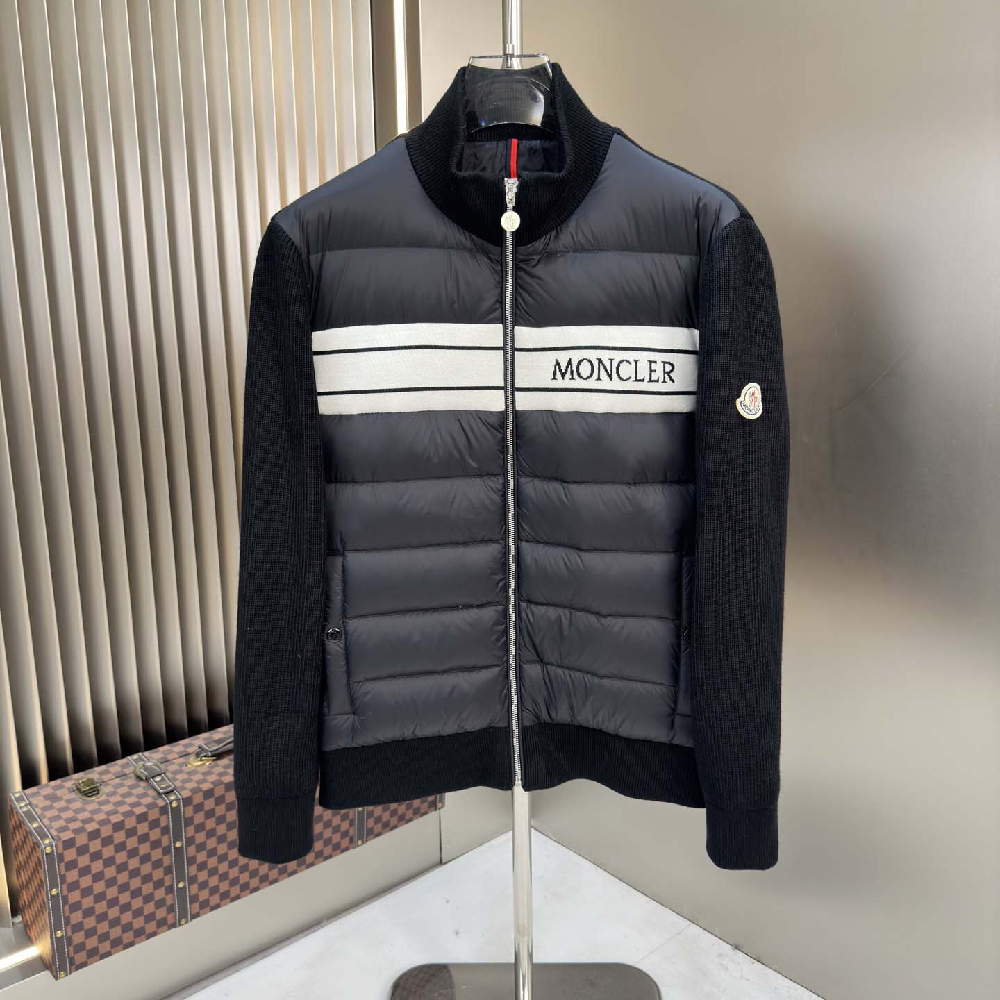 Moncler Color Block Zip Cardigan  - DopestKickz