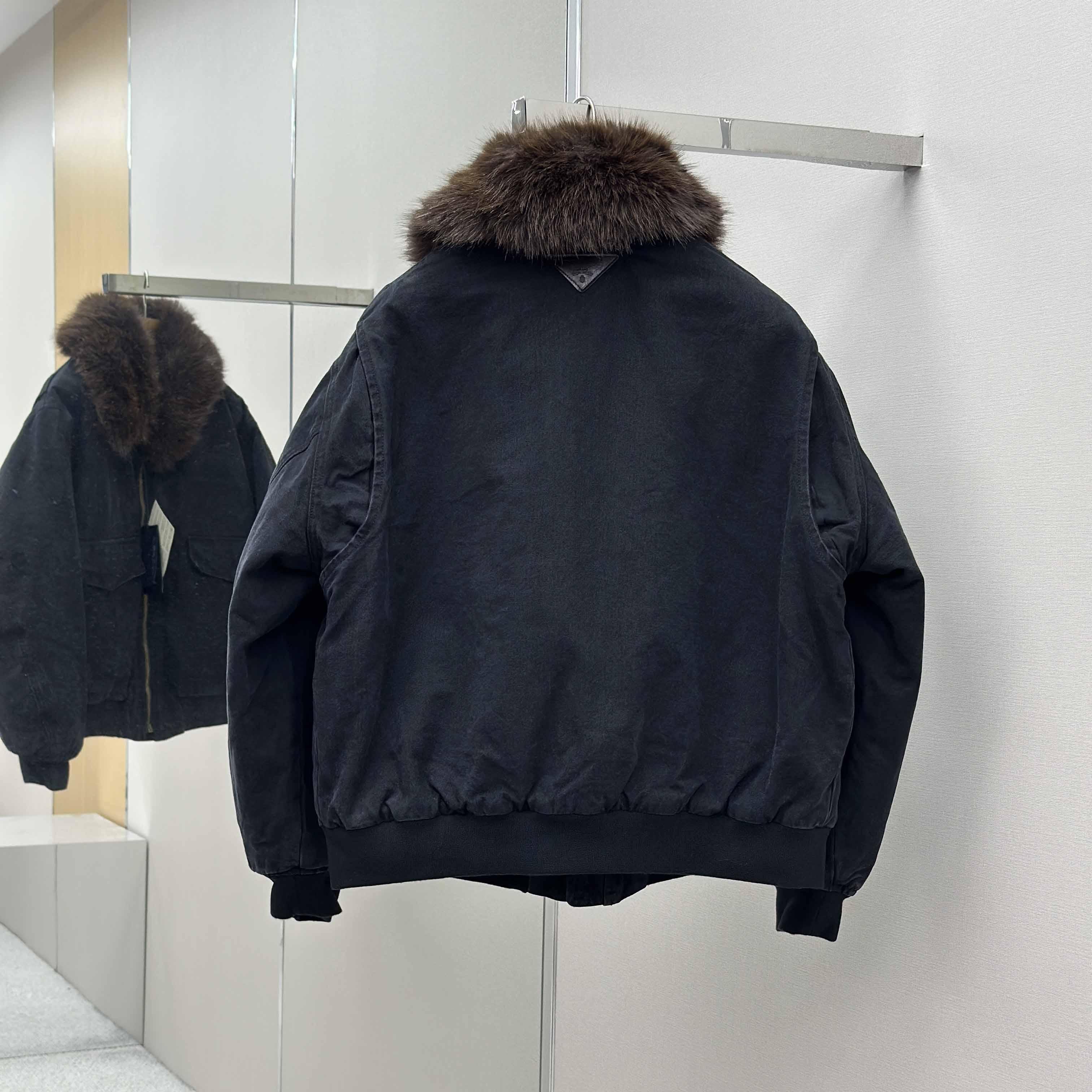 Prada Canvas Blouson Jacket - DopestKickz