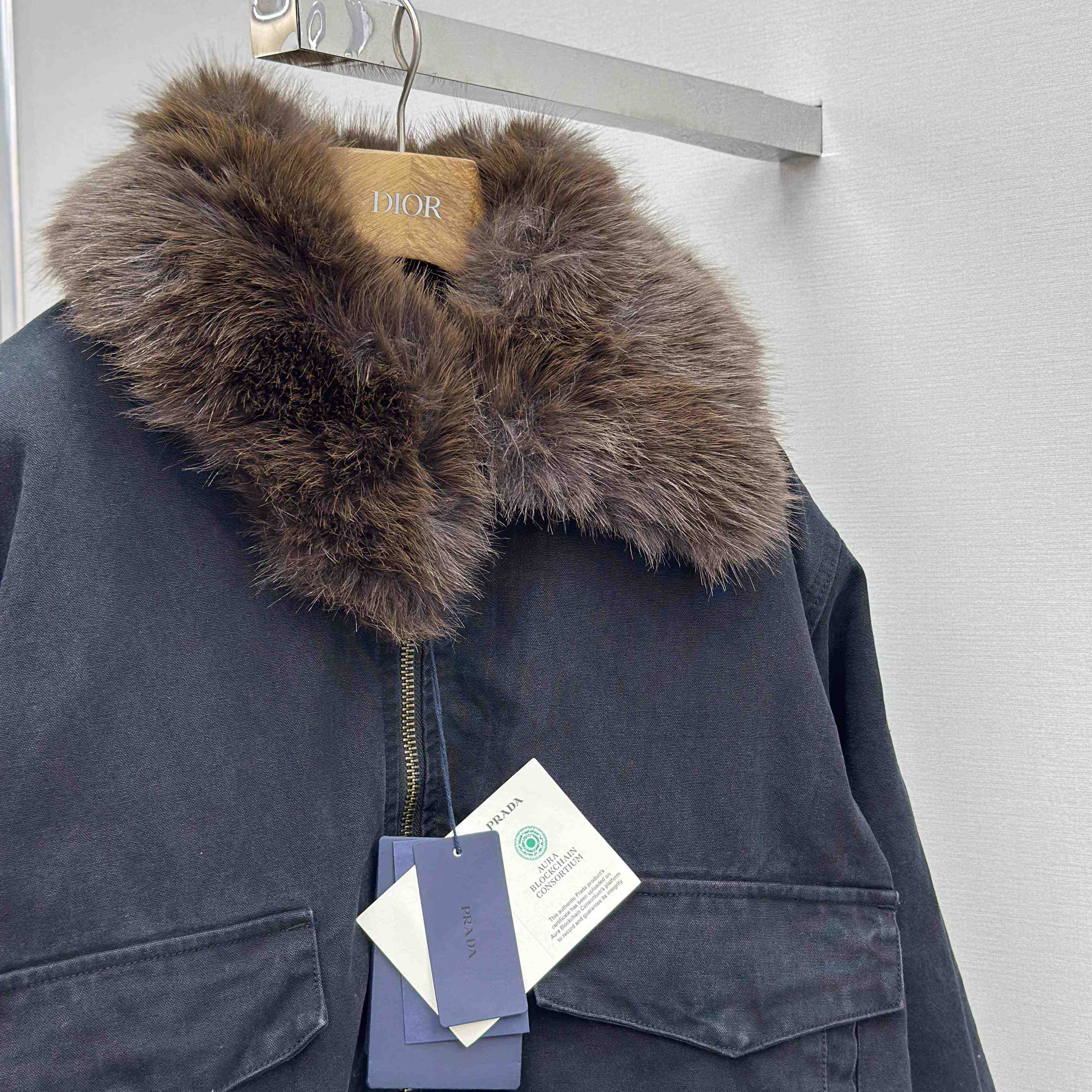 Prada Canvas Blouson Jacket - DopestKickz