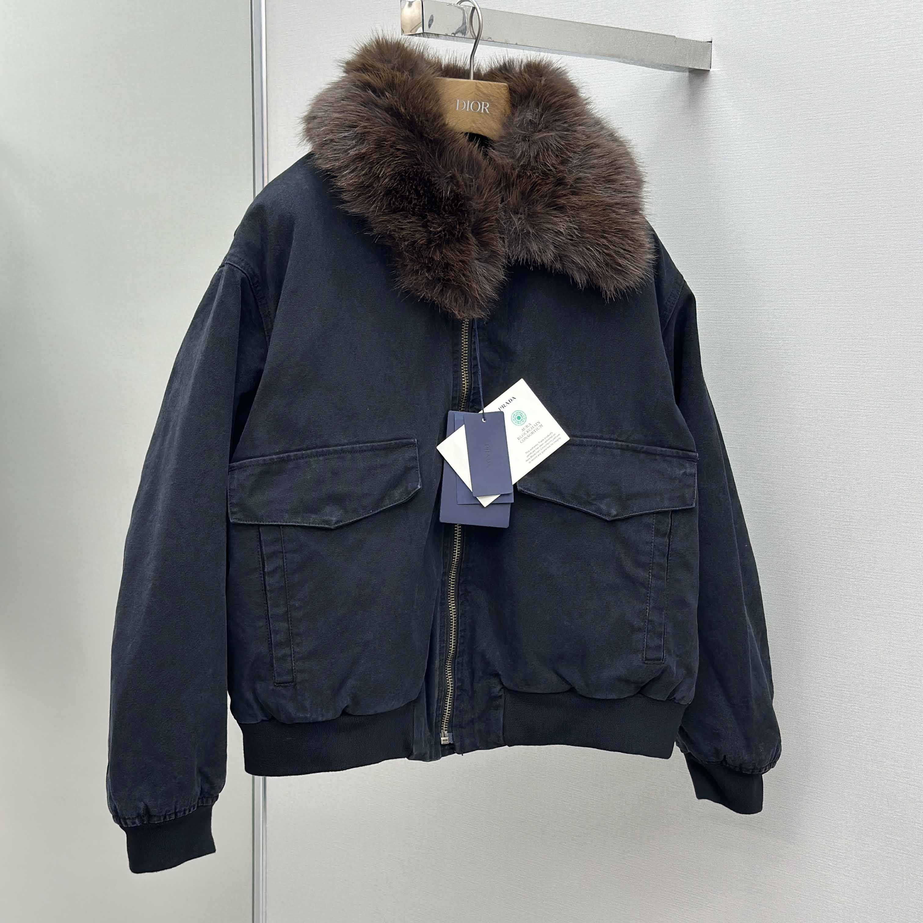 Prada Canvas Blouson Jacket - DopestKickz