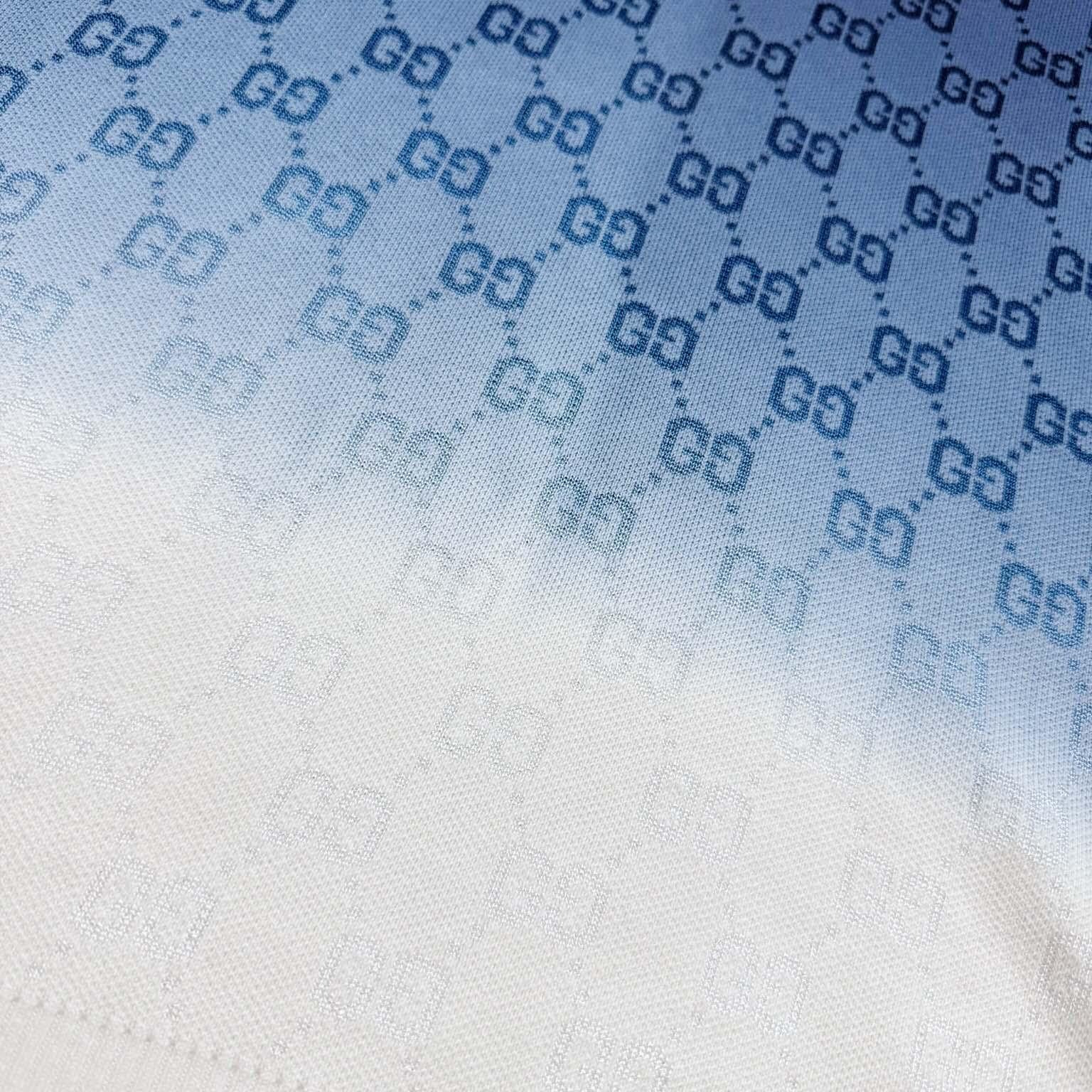 Gucci GG Cotton Knit Jacquard Polo Shirt - DopestKickz