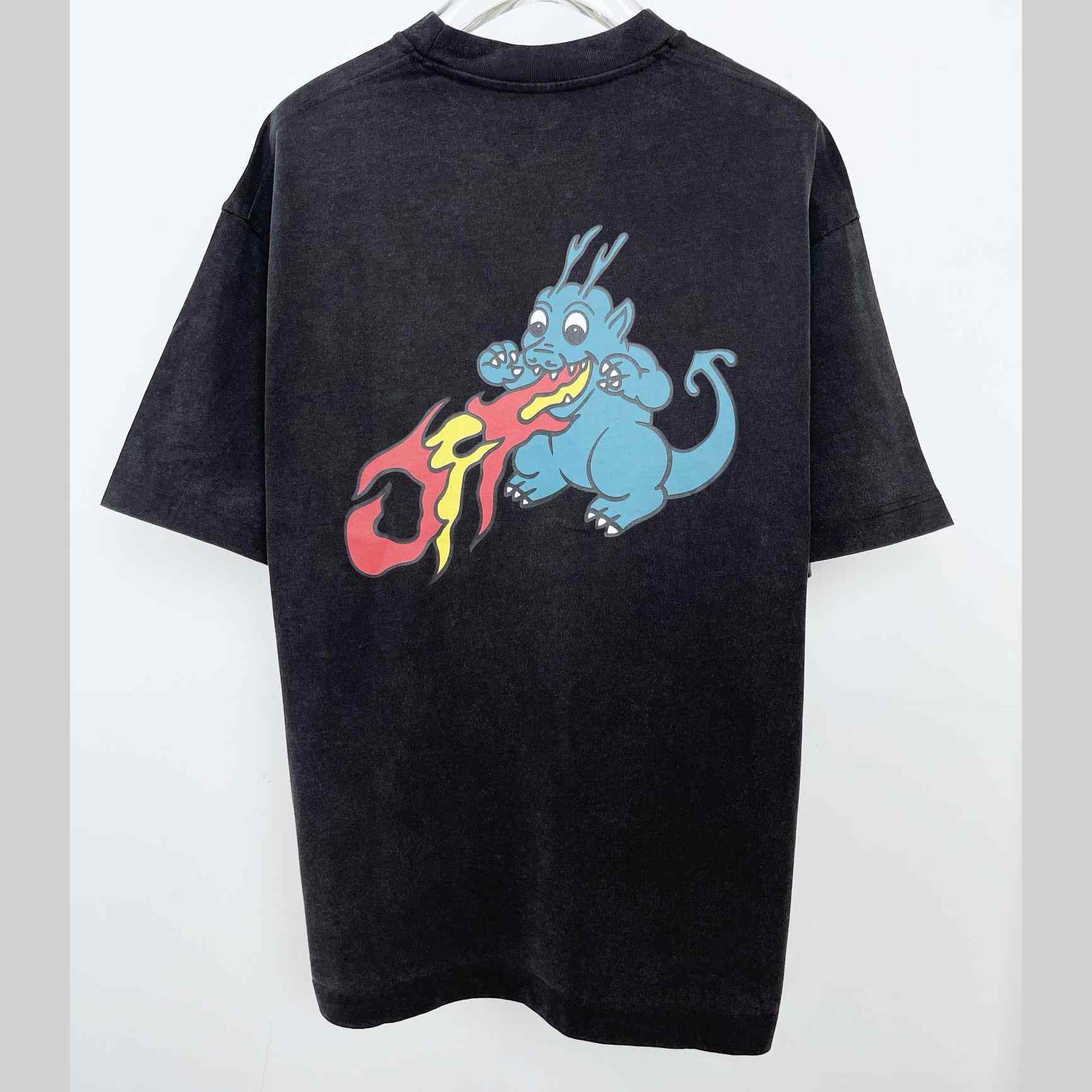 Off-White x BMC Paris Black Logo Oversized T-Shirt - DopestKickz