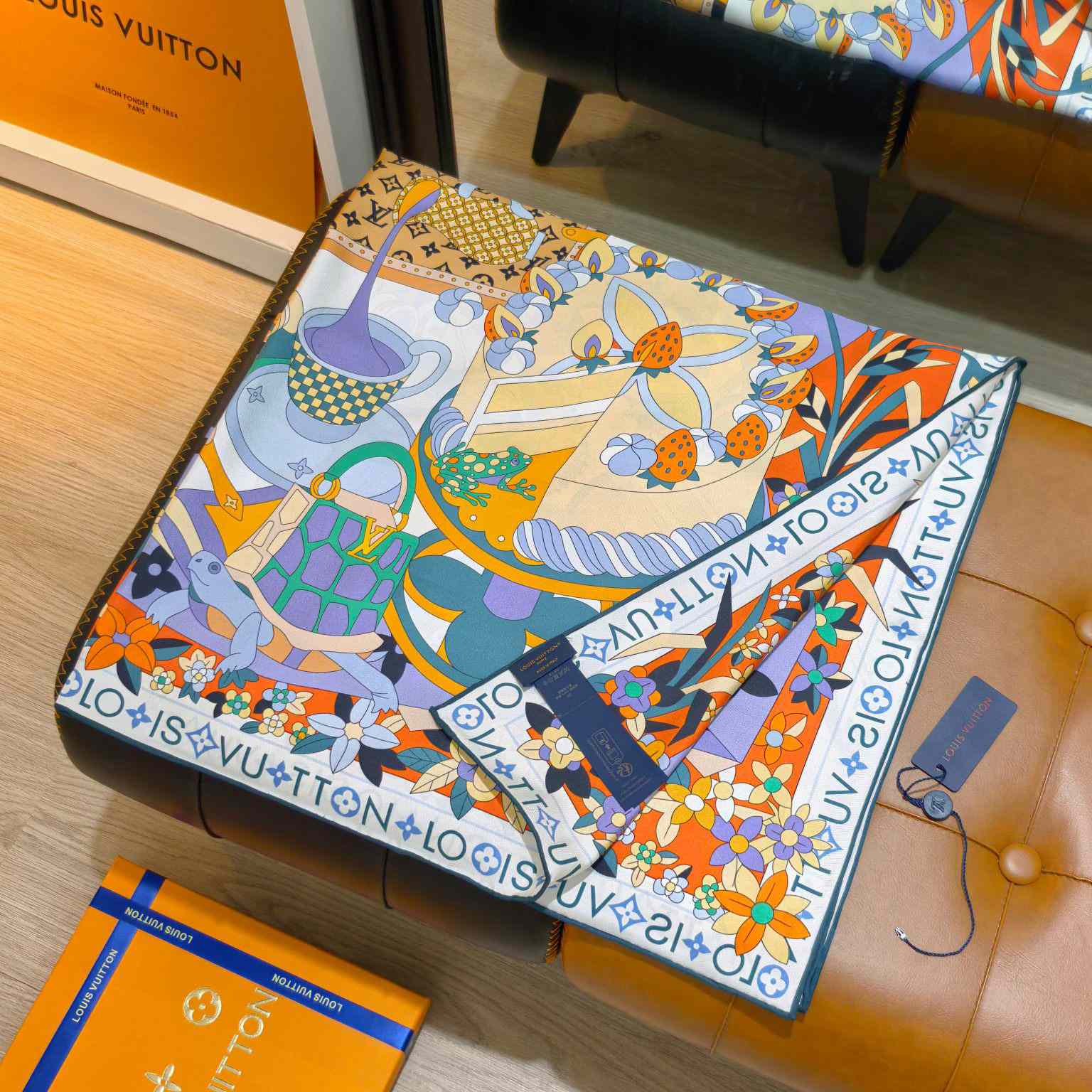 Louis Vuitton Picnic Square 90   M96354 - DopestKickz