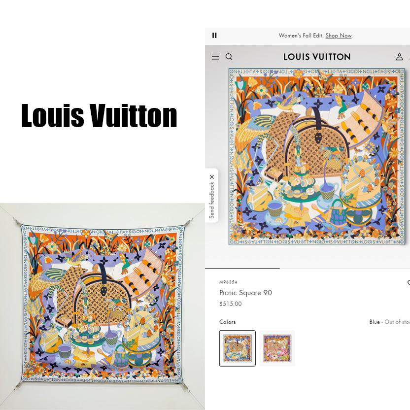 Louis Vuitton Picnic Square 90   M96354 - DopestKickz